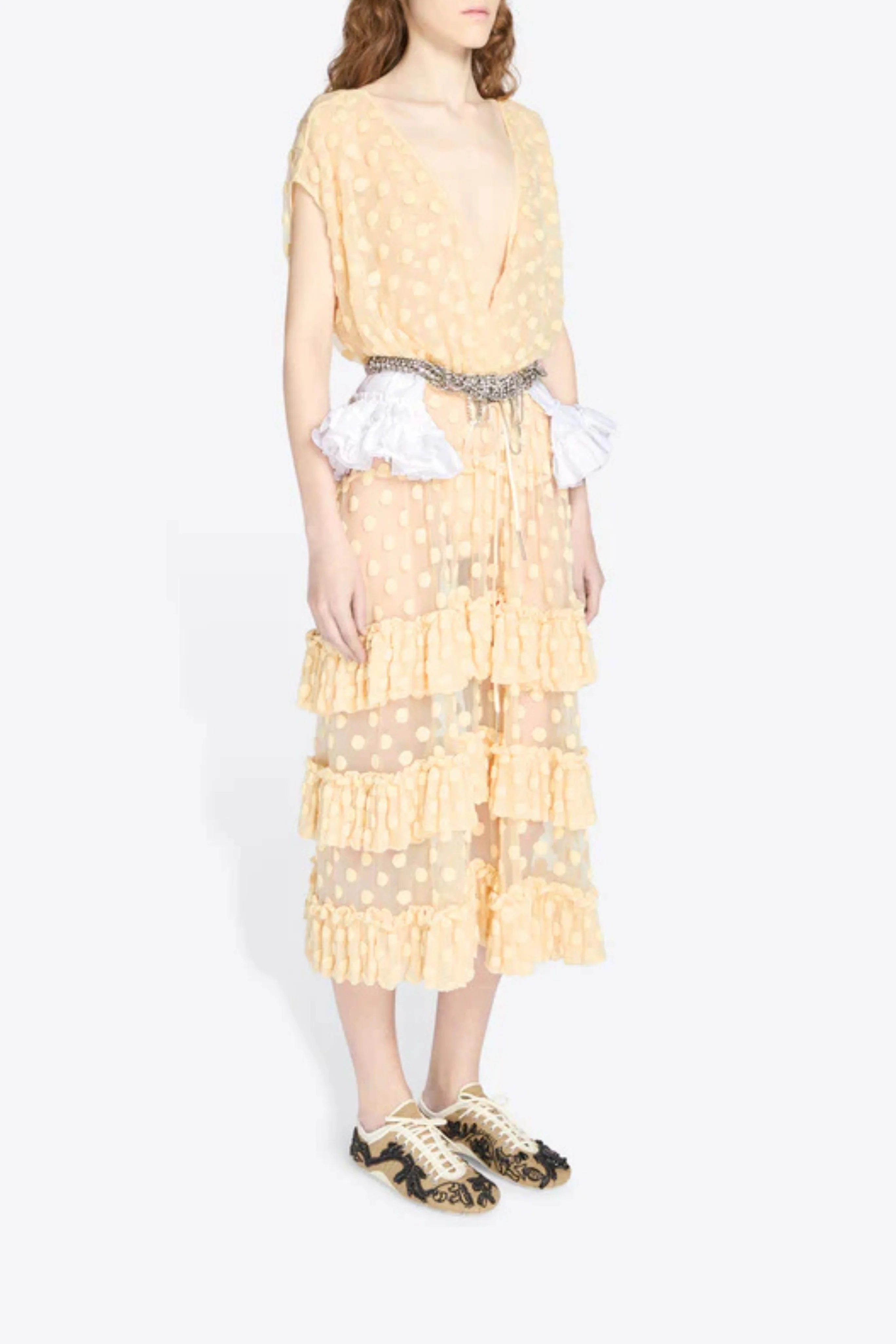 Georgie Belt in White - Image 3