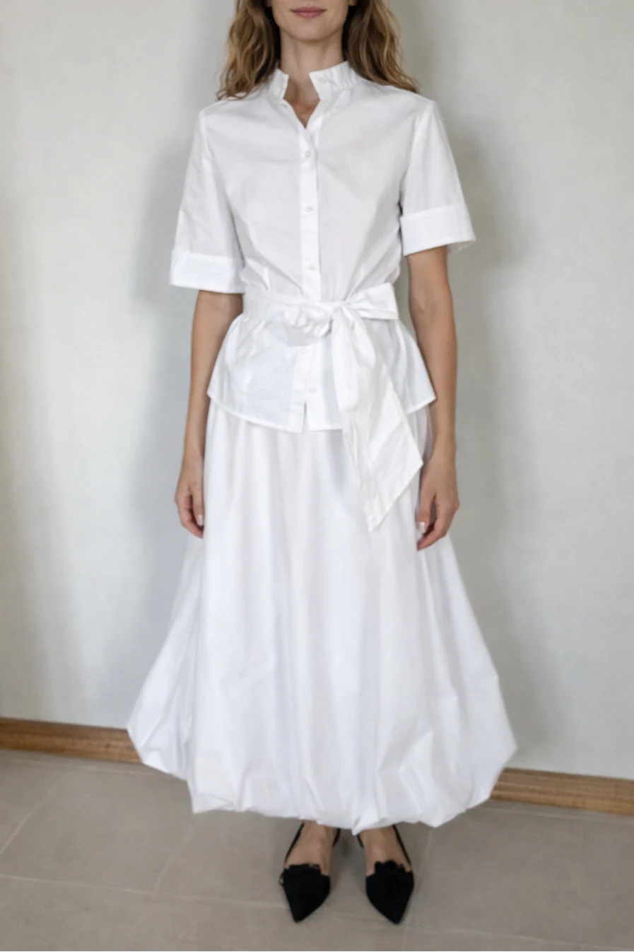 Aubrey Skirt in White - Image 2