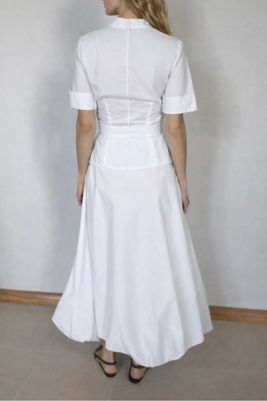 Aubrey Skirt in White - Image 3