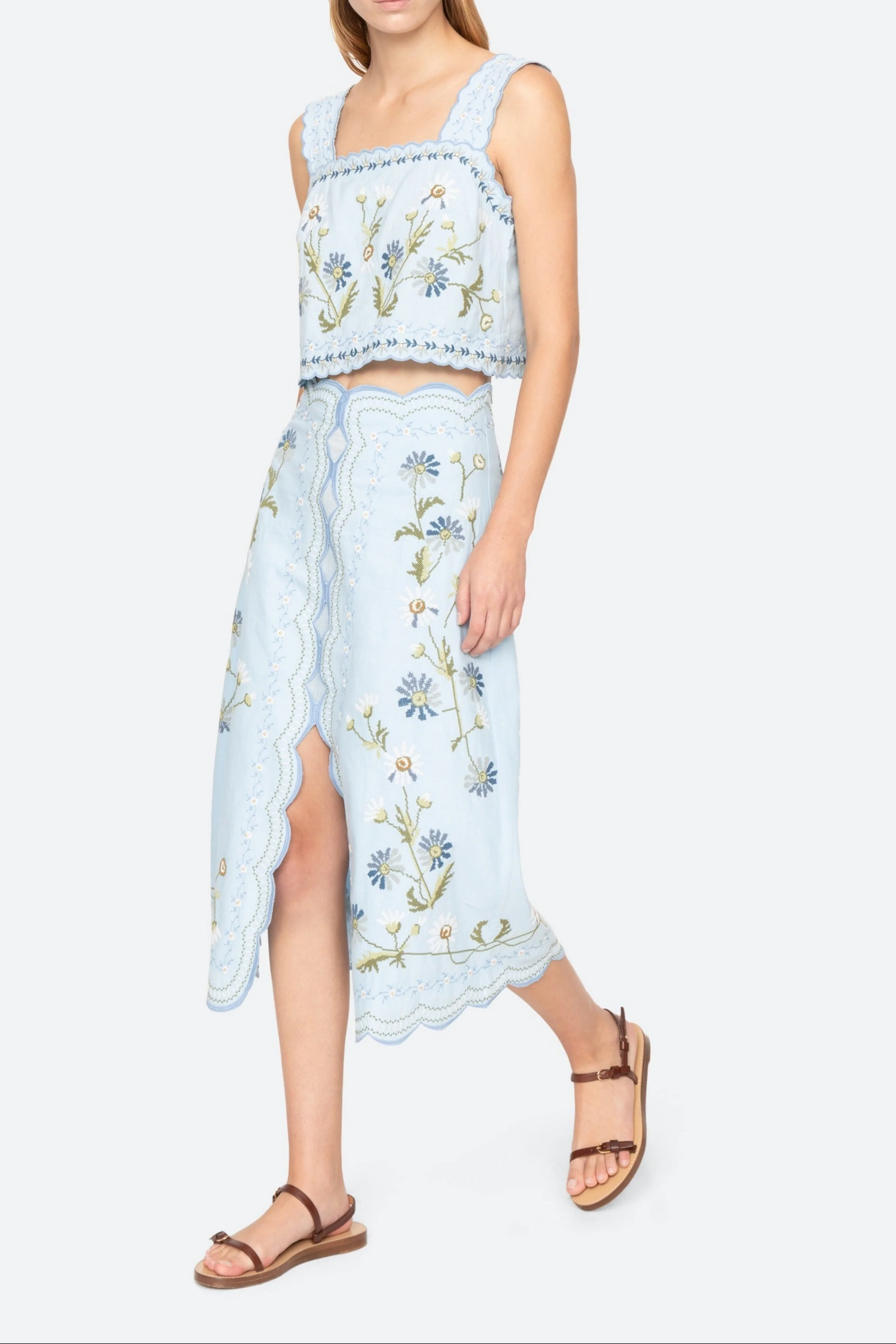 Audra Embroidery Skirt - Image 2