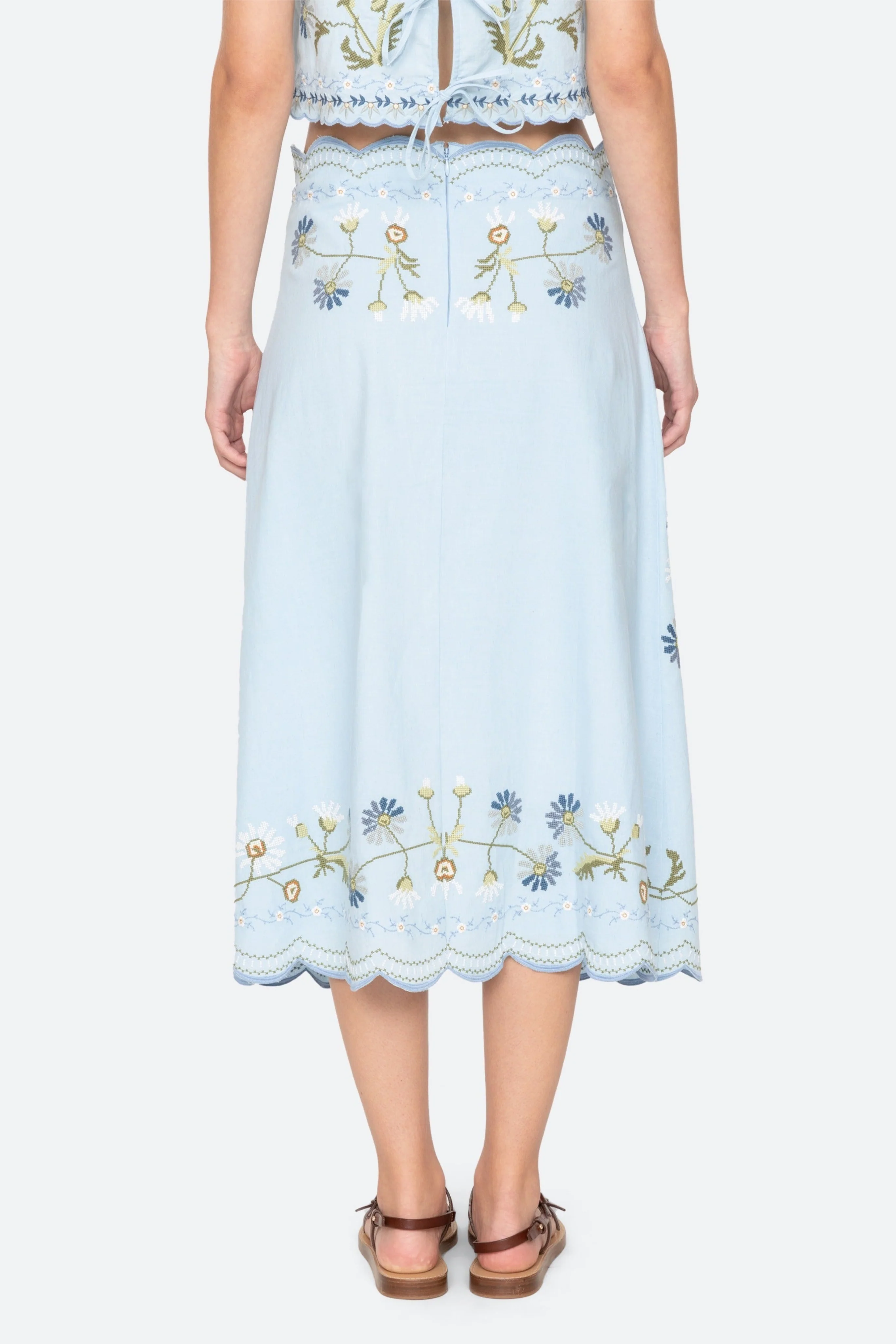 Audra Embroidery Skirt - Image 8