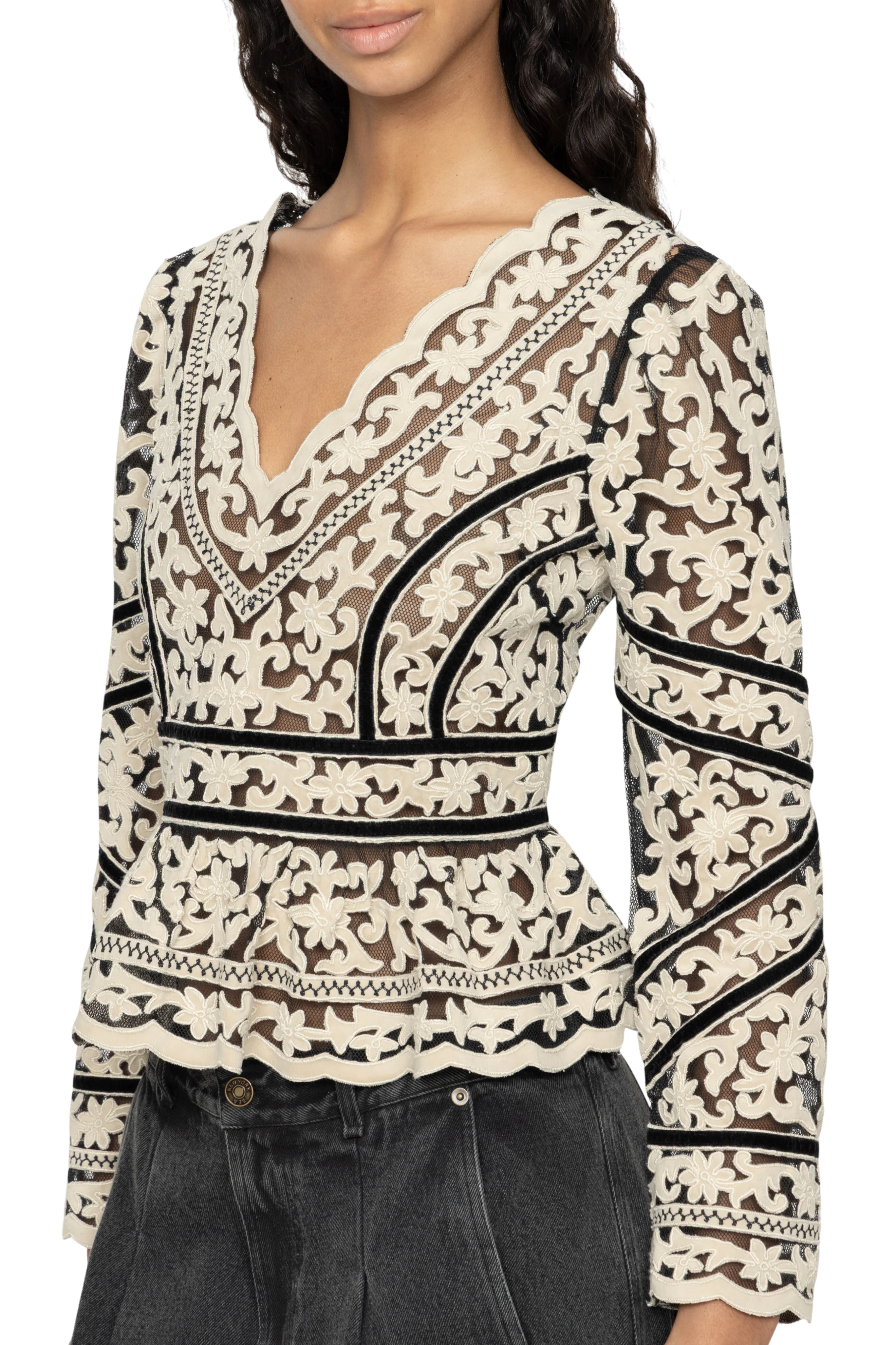 Bea Embroidery Top - Image 4