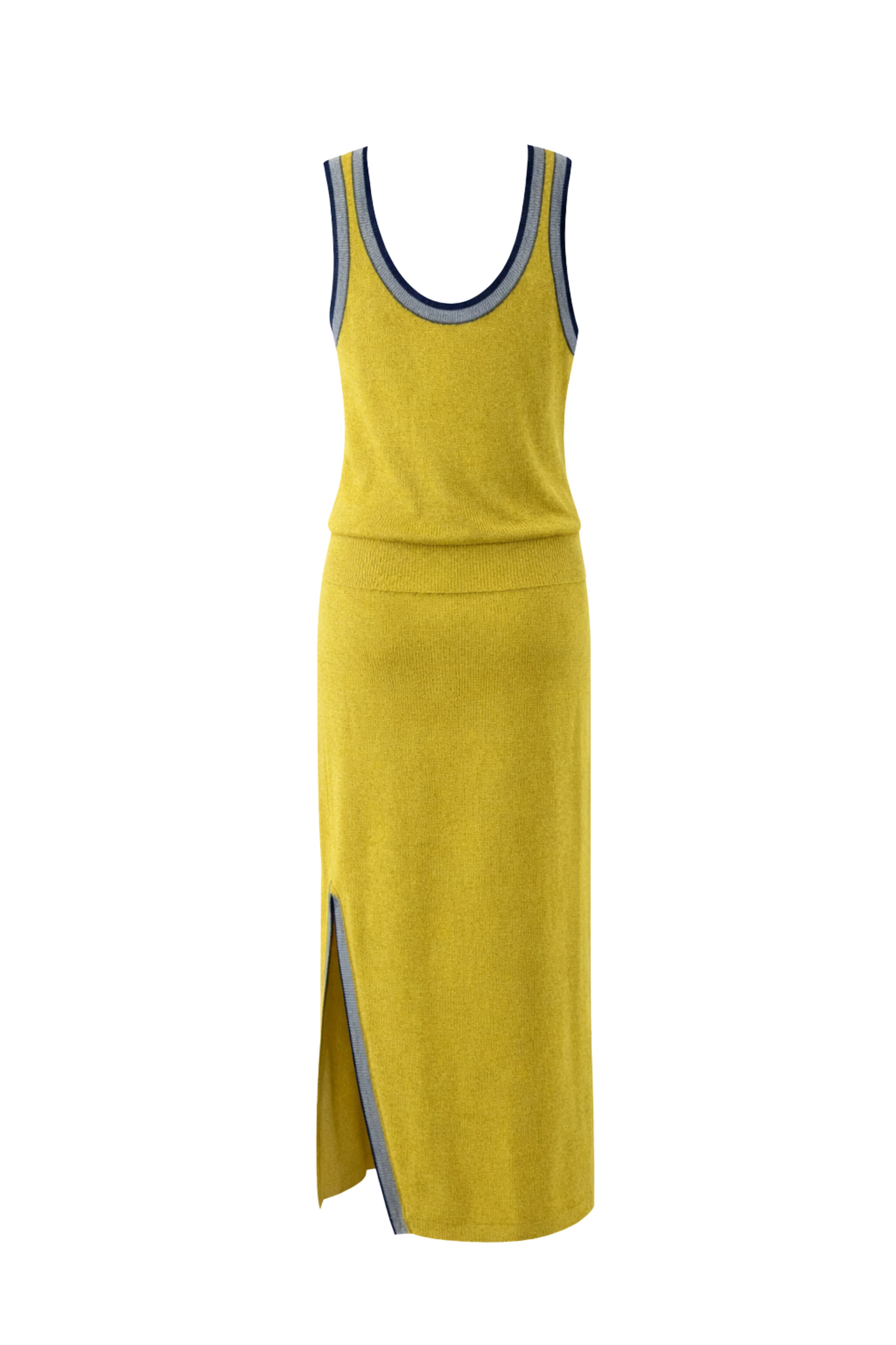 Blouson Tank Knit Maxi Dress - Image 2