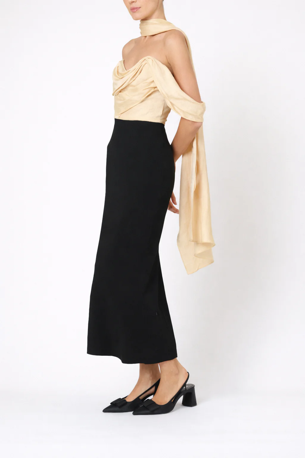 Burbling Stream Scarf Dress - Image 3