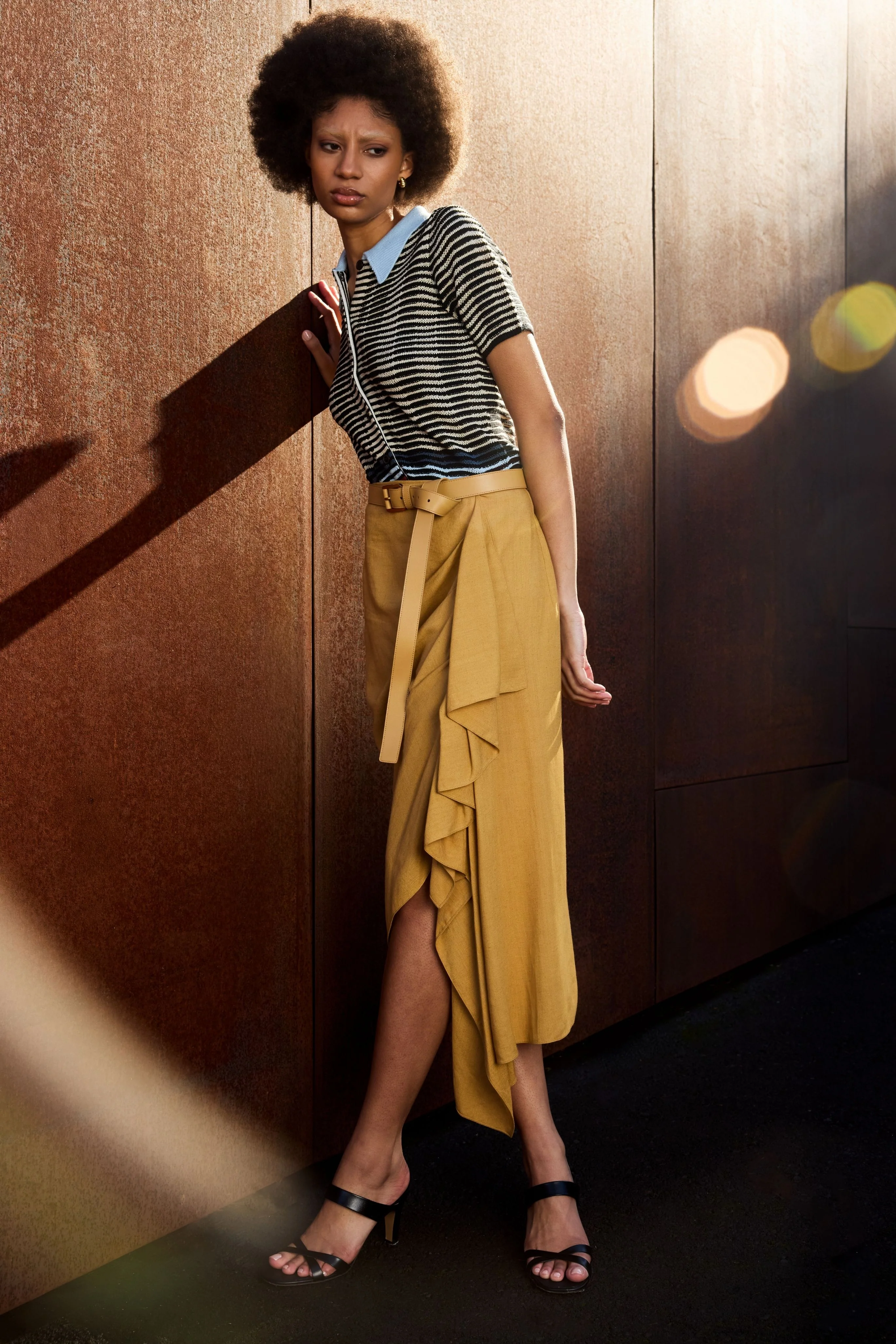 Cascade Skirt in Brown - Image 2