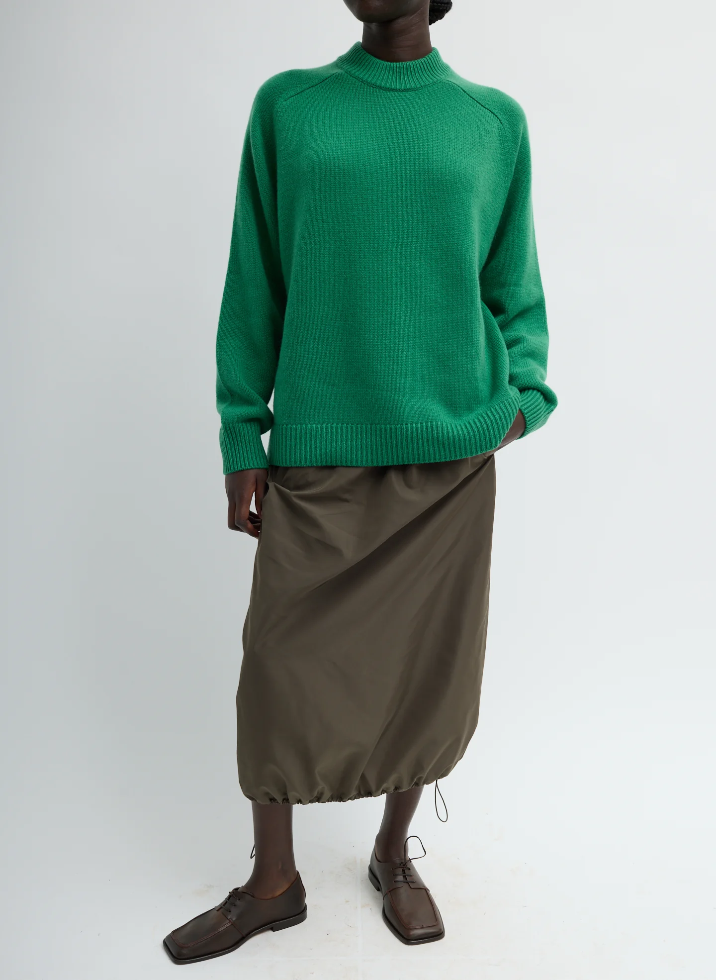 Cashmere Sweater Crewneck Oversized Pullover - Image 3