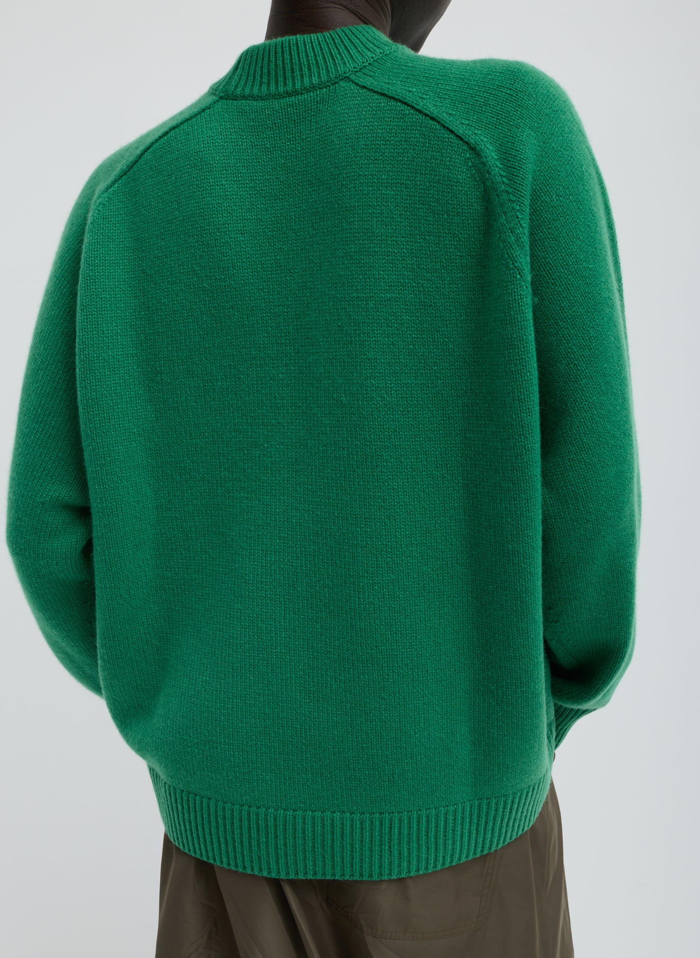 Cashmere Sweater Crewneck Oversized Pullover - Image 5