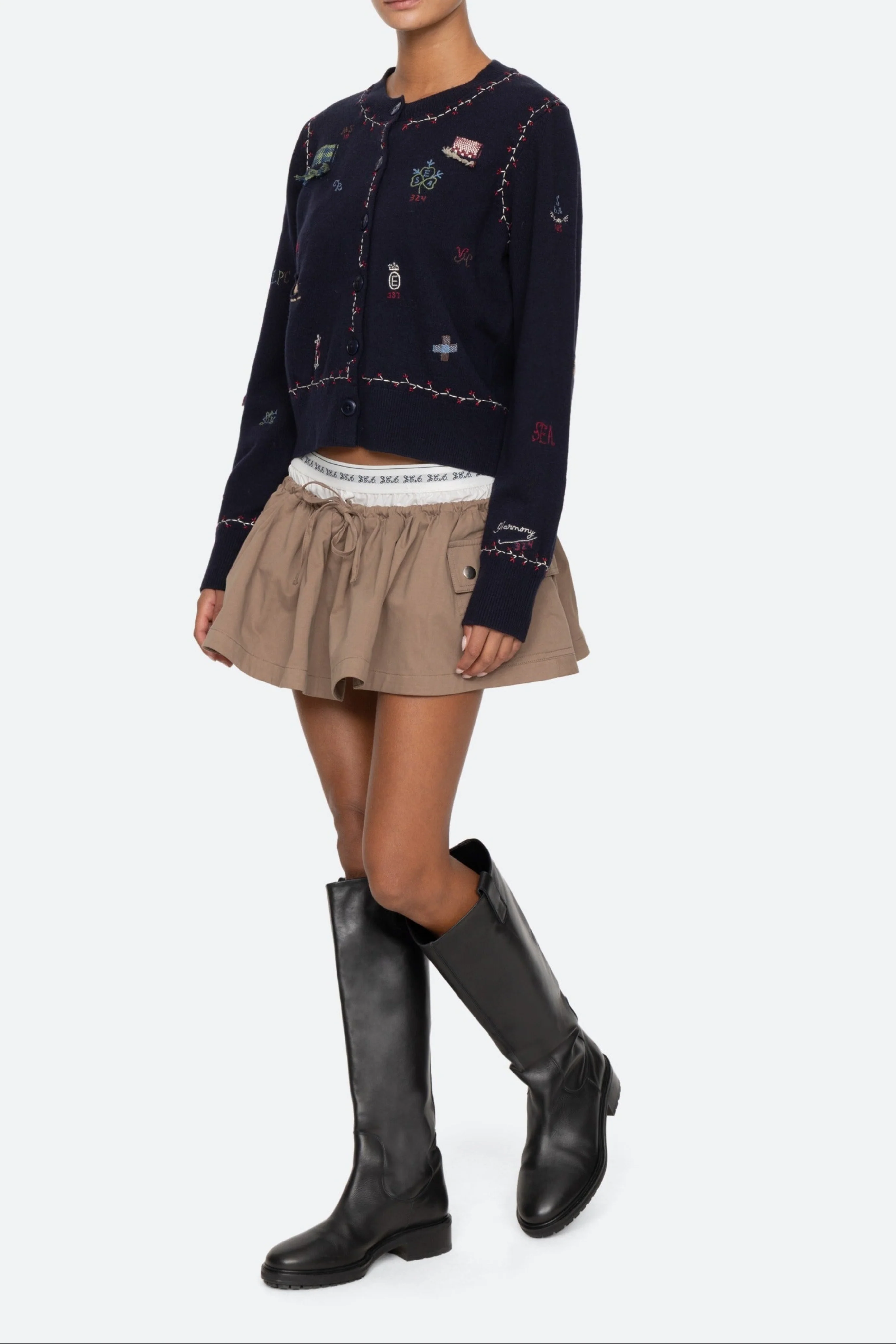 Claira Embroidered Cardigan - Image 3