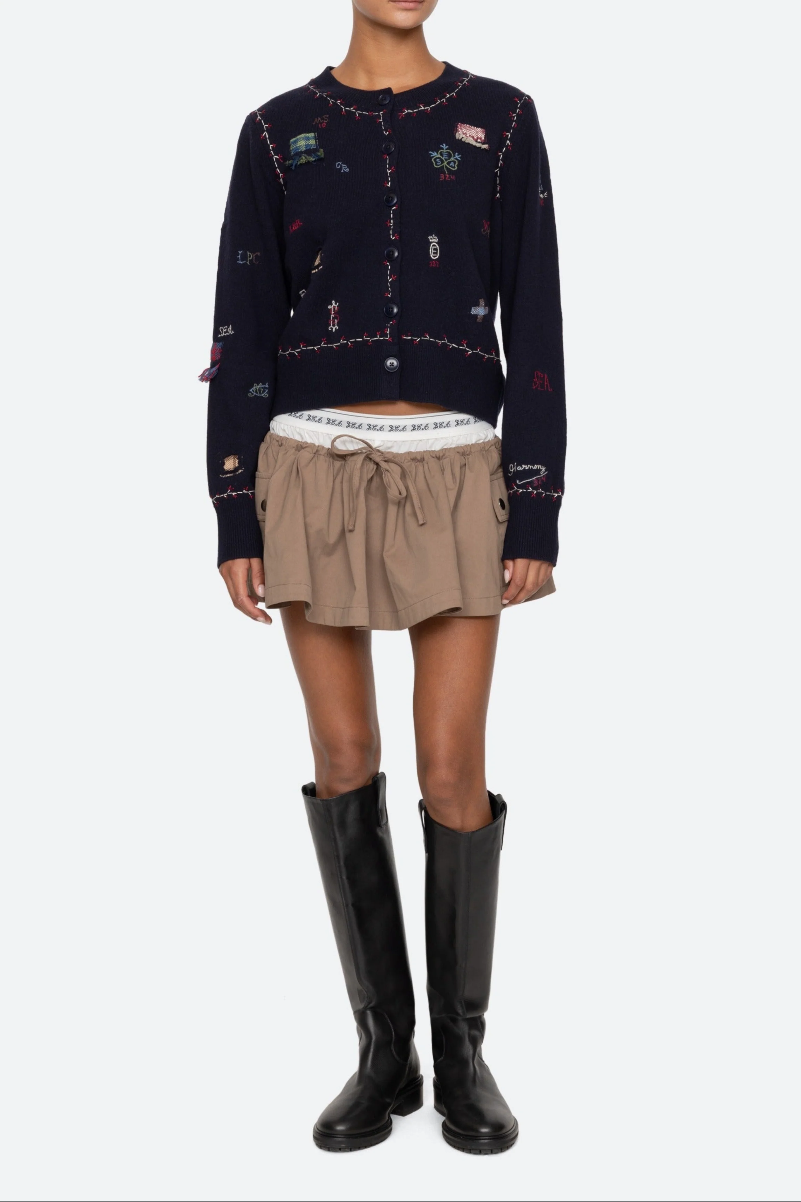 Claira Embroidered Cardigan - Image 4