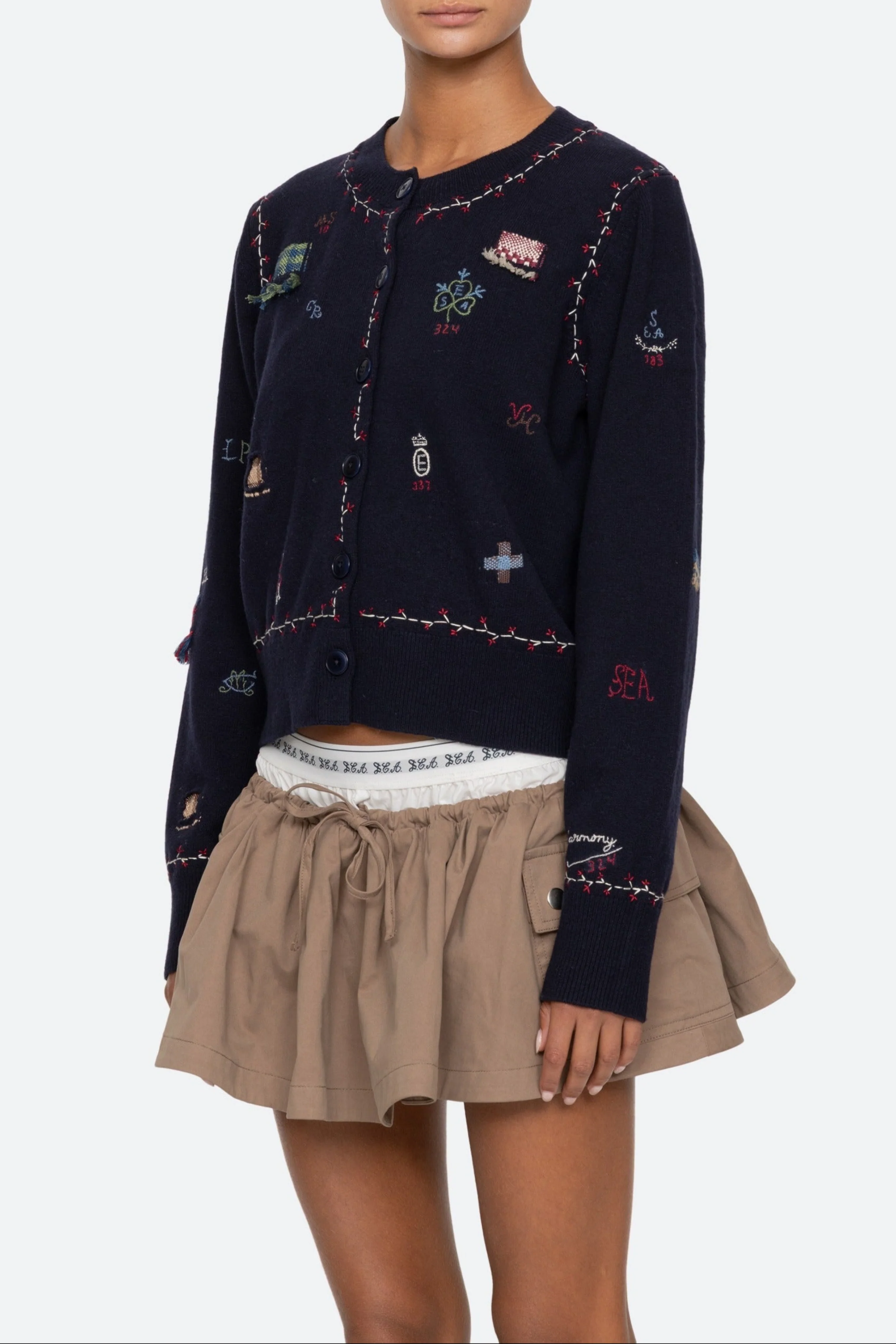 Claira Embroidered Cardigan - Image 6