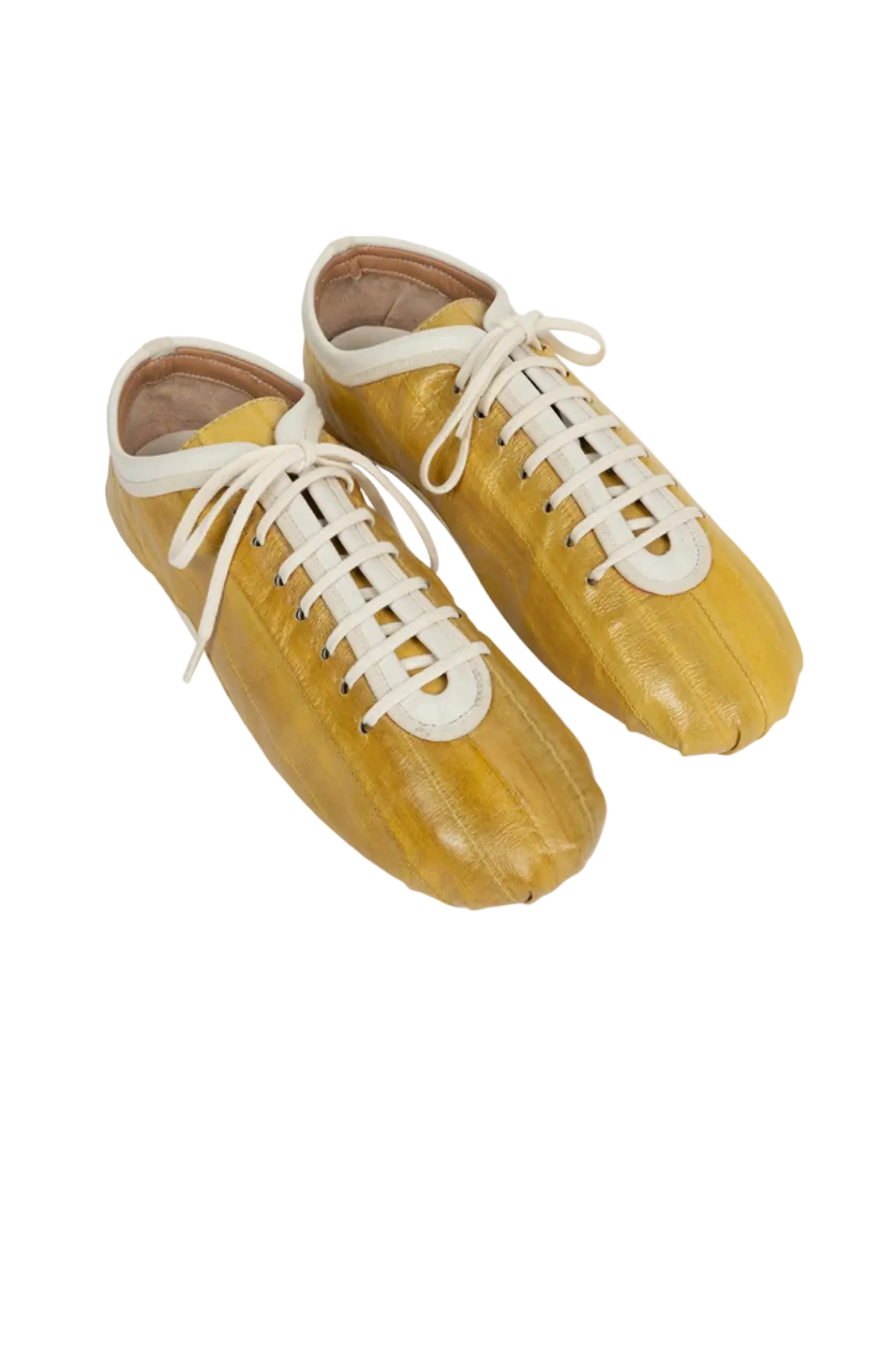 Climbing Ballerina Shoe in Lemon - Image 2