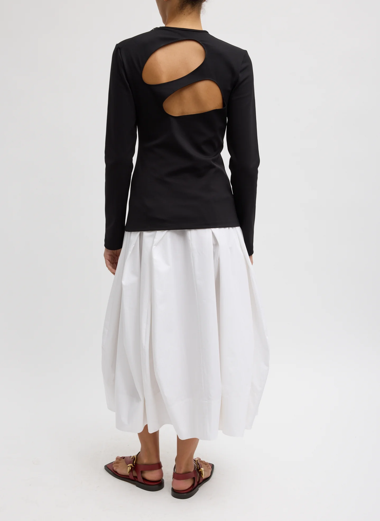 Compact Ultra Stretch Cut Out Back Top - Image 5