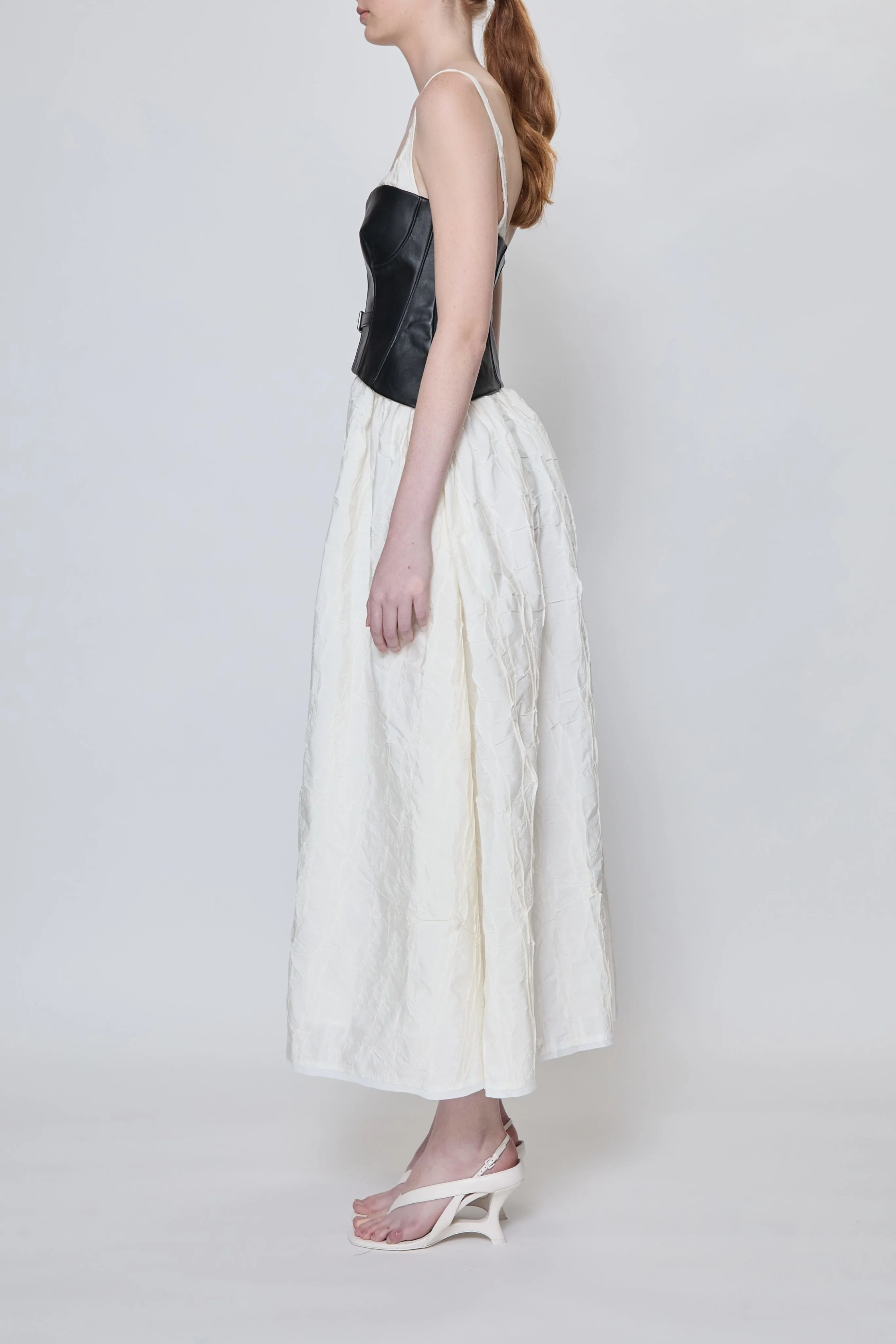 Cortland Belted Bustier Midi Dress - Image 3
