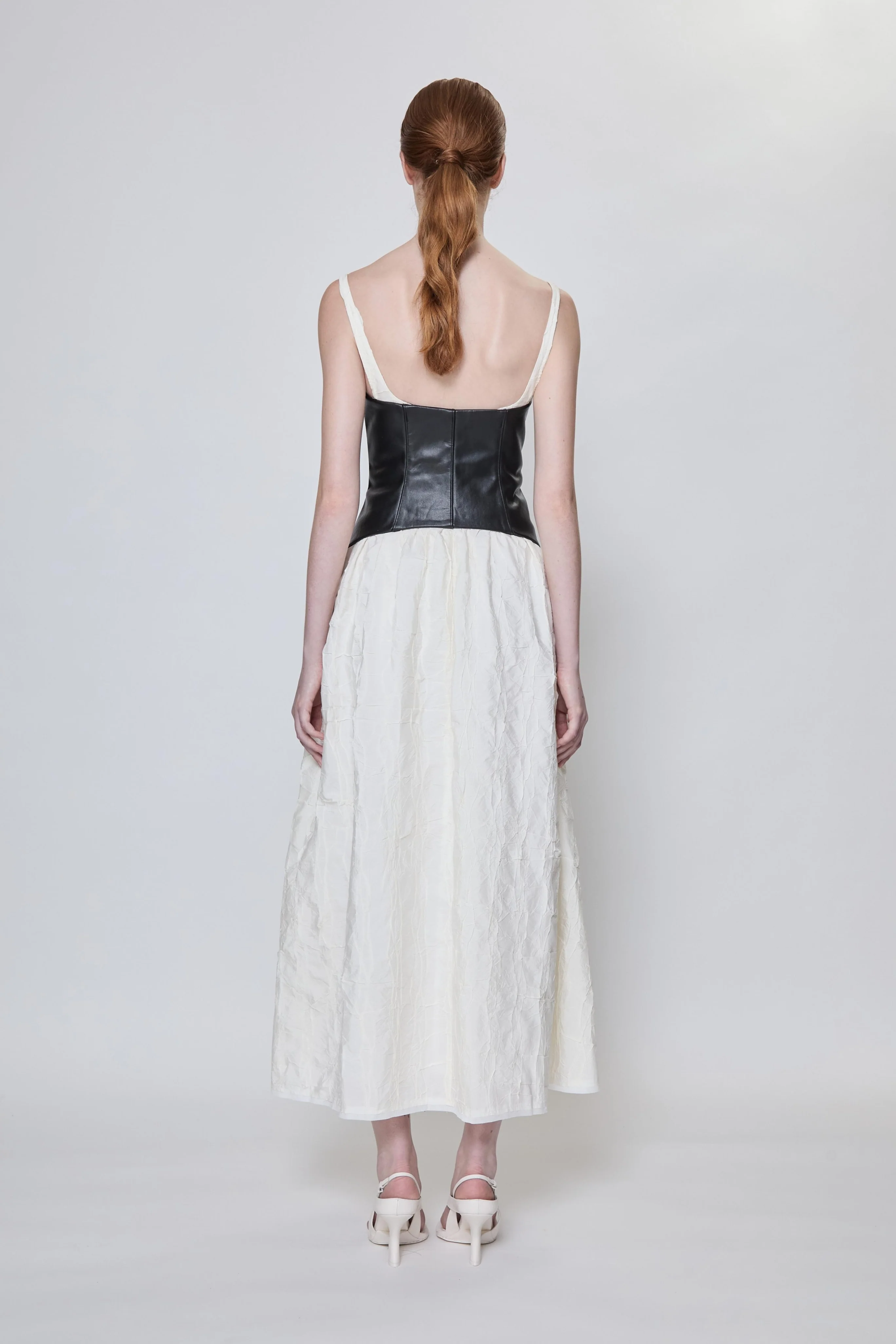 Cortland Belted Bustier Midi Dress - Image 4