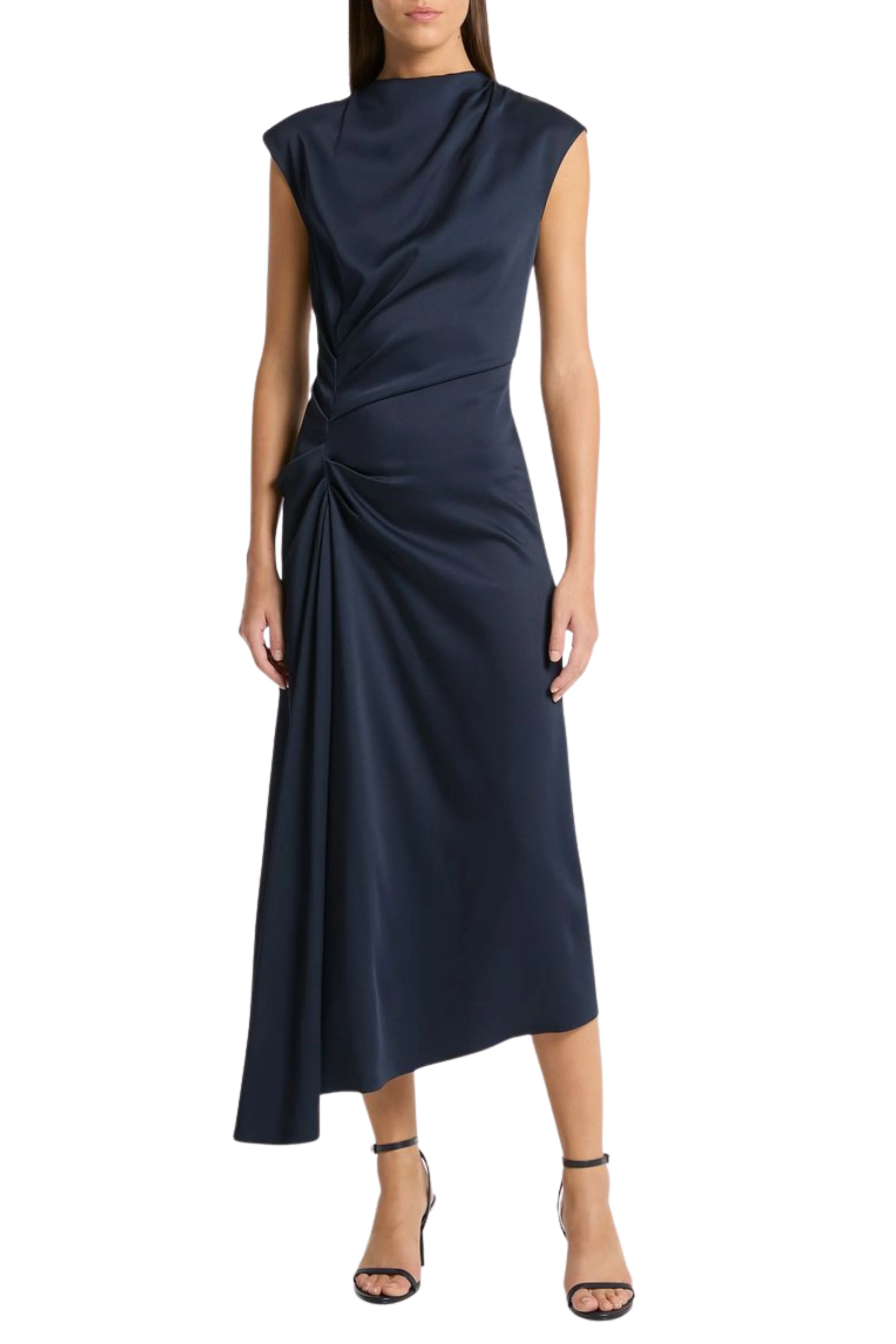 Cowl Neck Cinch Dress - Image 2