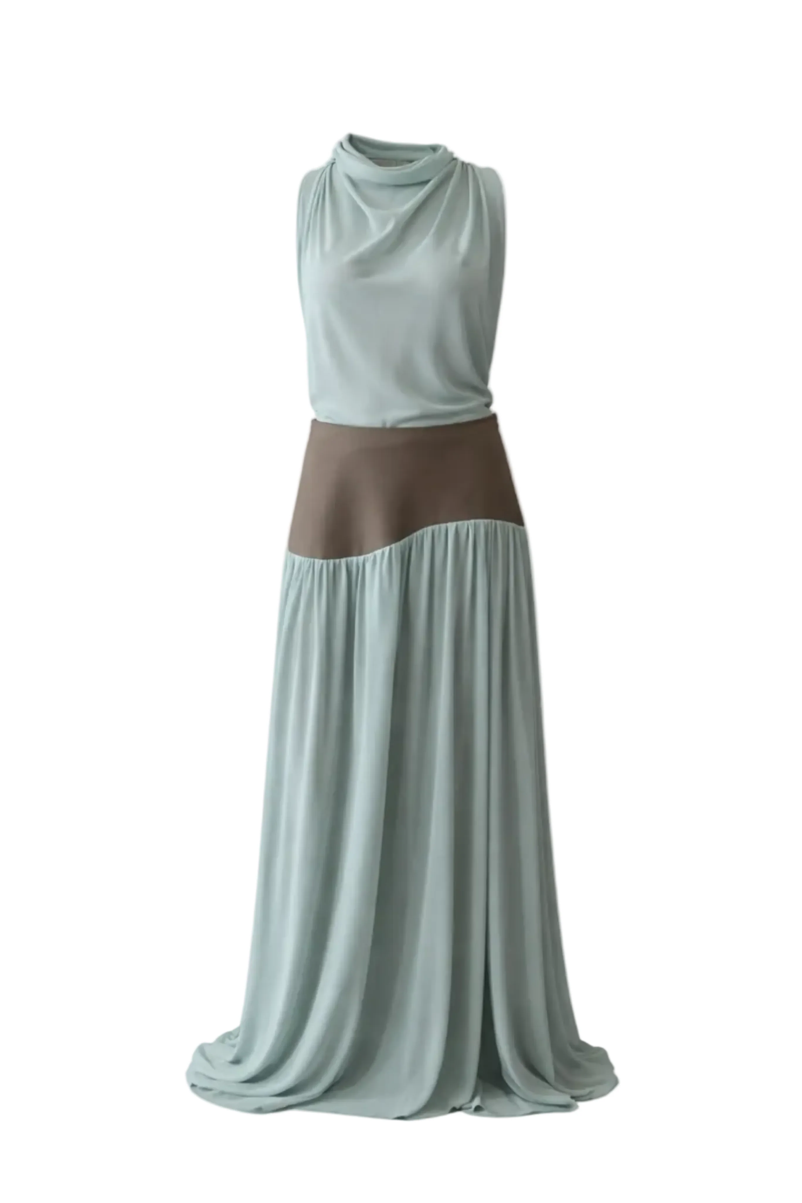 Crepe Long Wave Skirt - Image 4