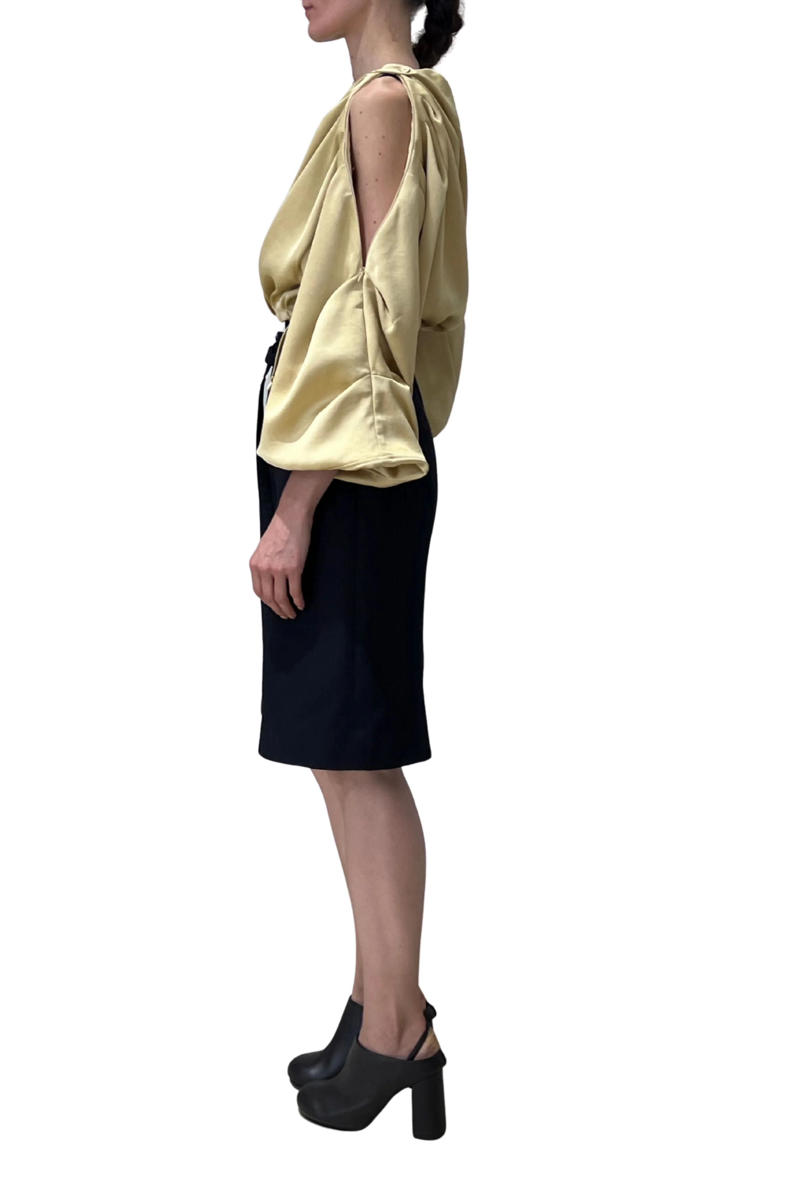 Crop Open Shoulder Bomber - Image 3