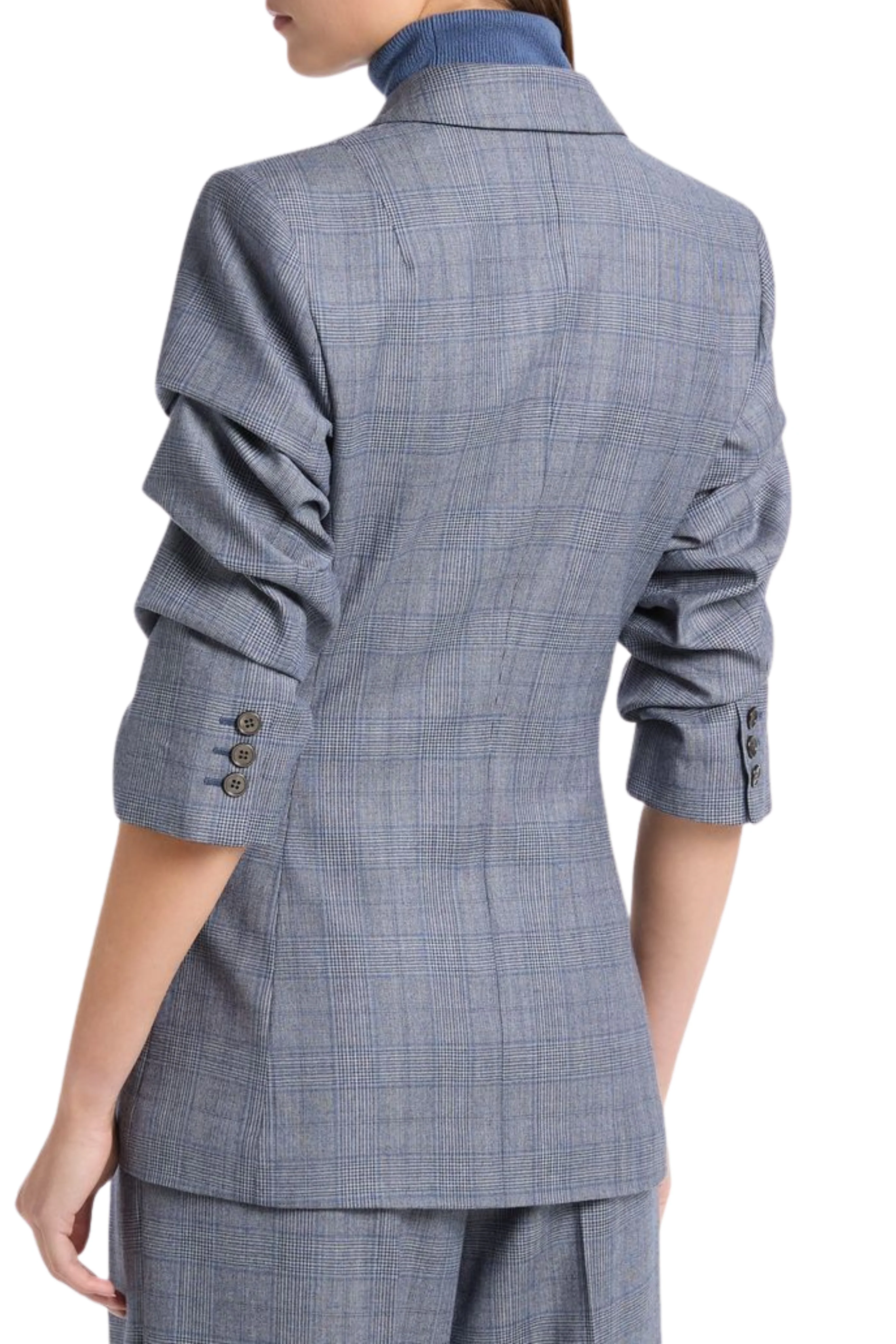 Crushed Sleeve Blazer - Image 3