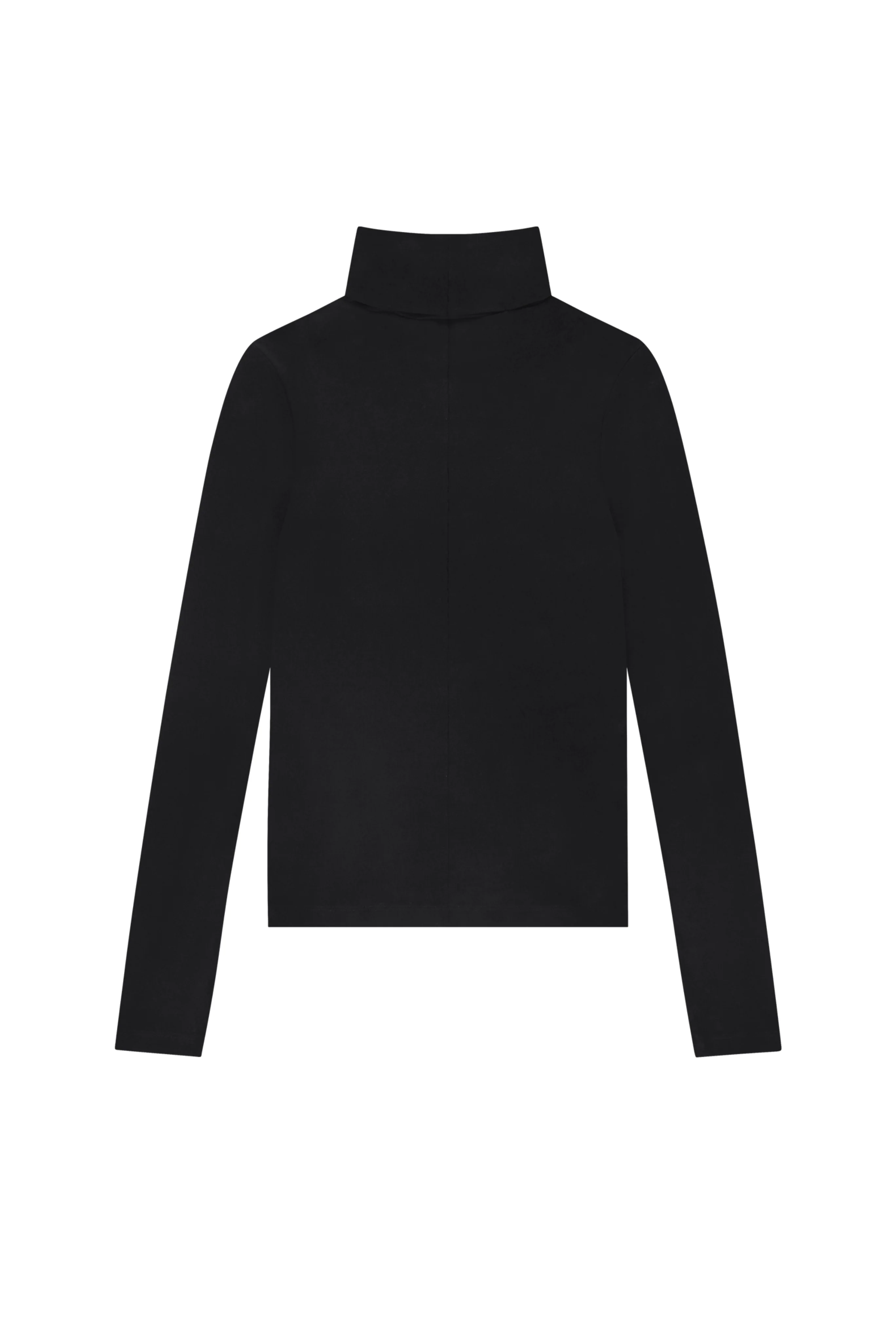 Dinah Long Sleeve Turtleneck in Black - Image 2