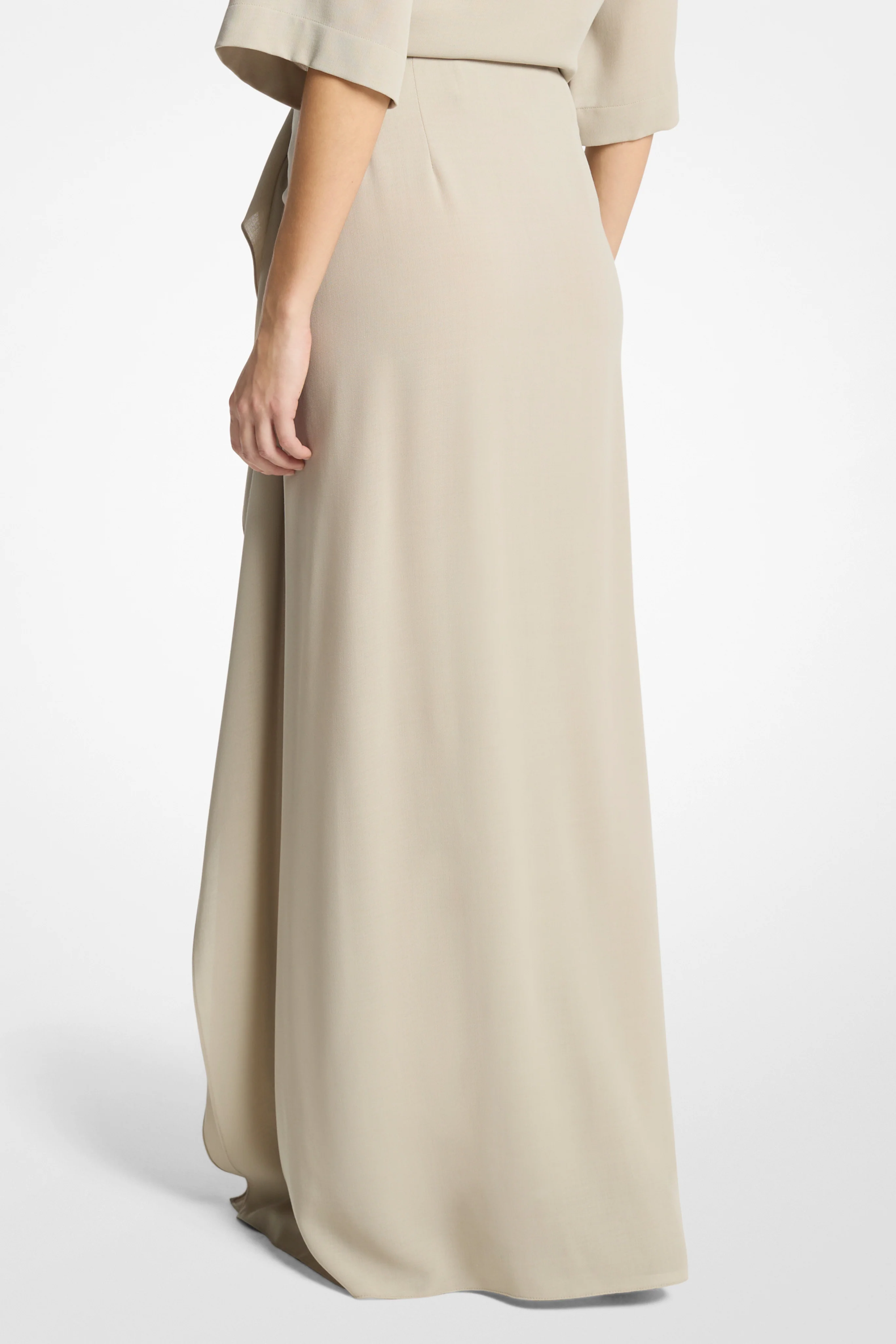 Draped Pareo Skirt - Image 3