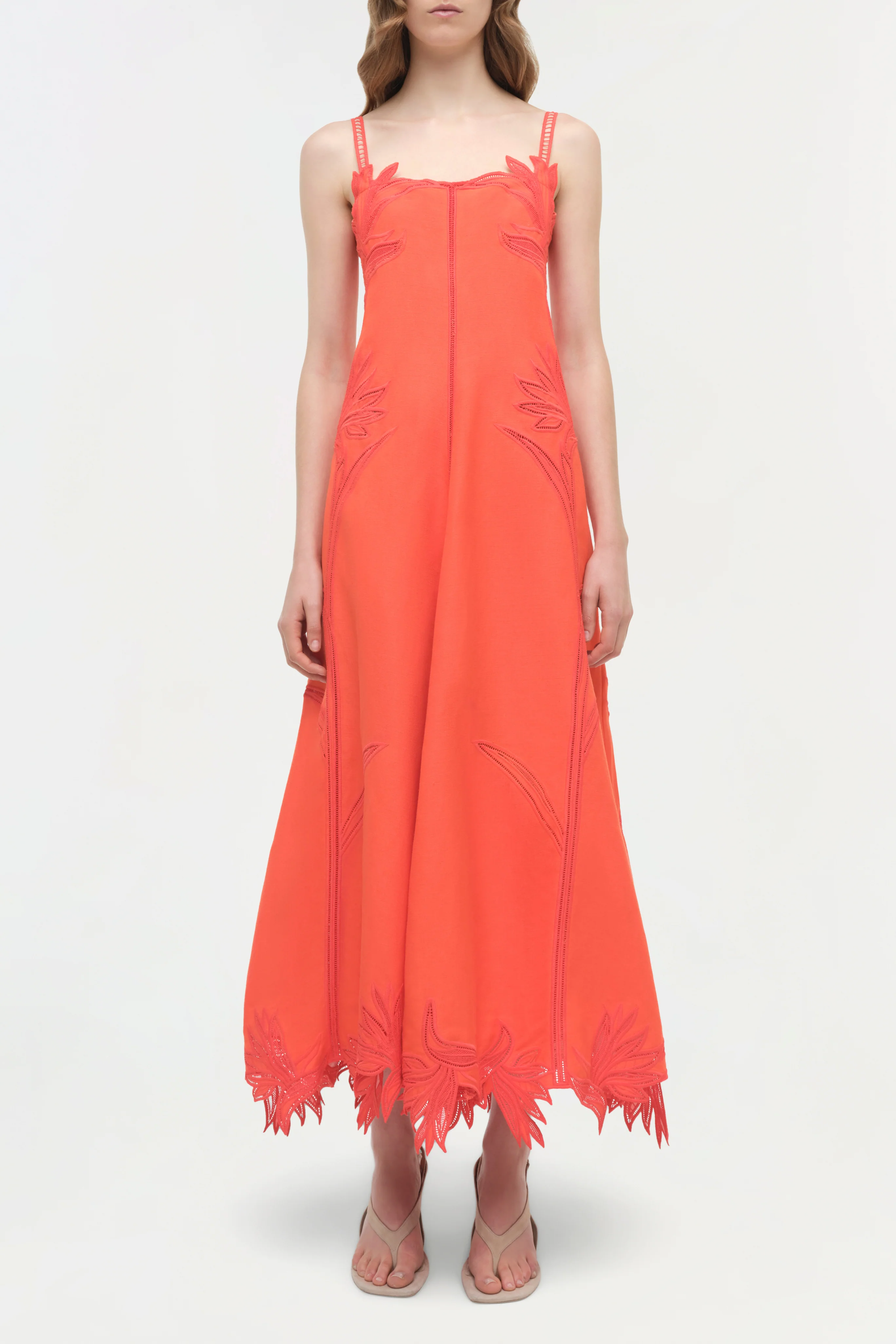 Ellery Embroidered Bustier Midi Dress - Image 2