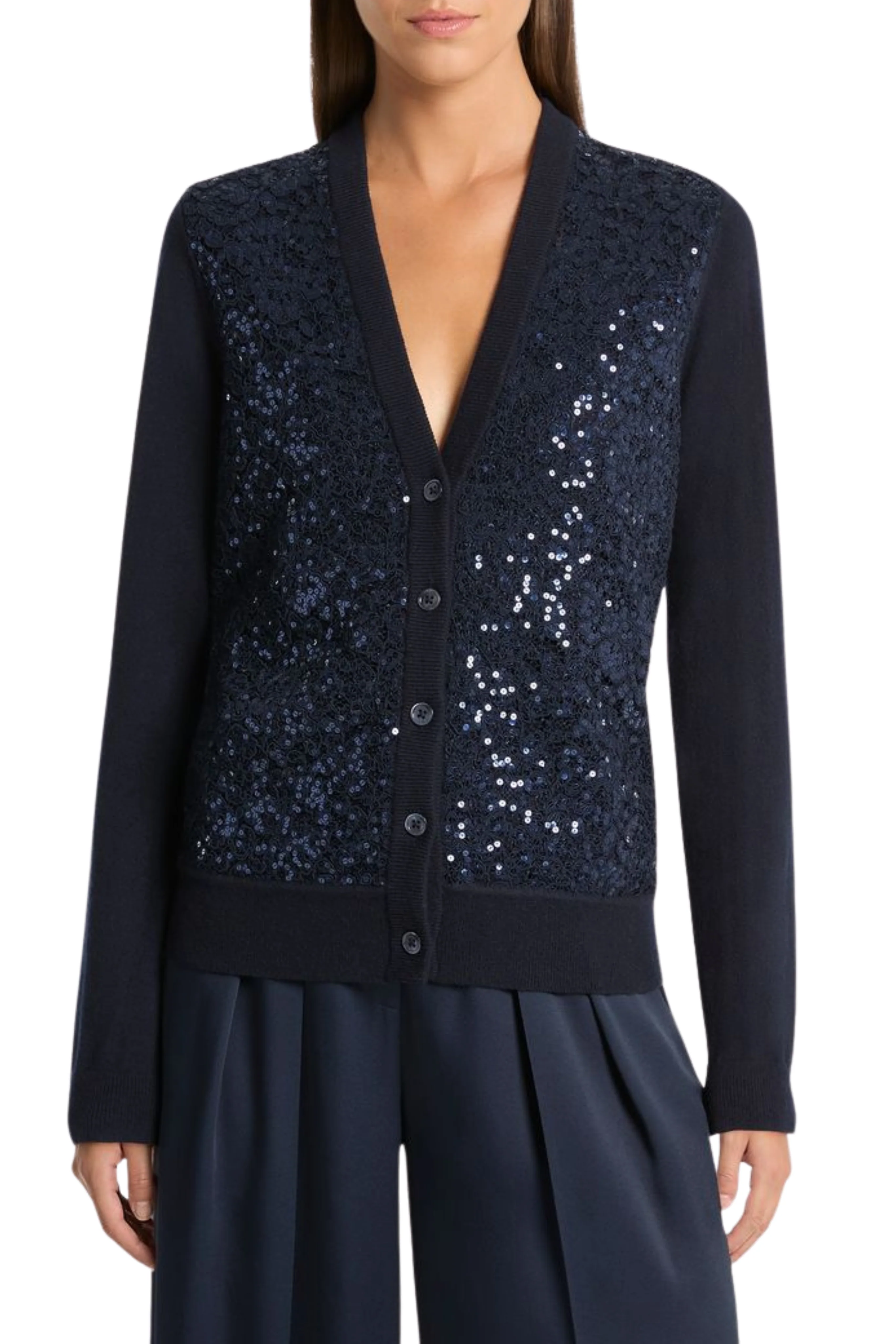 Embellished Lace Front Cardigan - Image 2