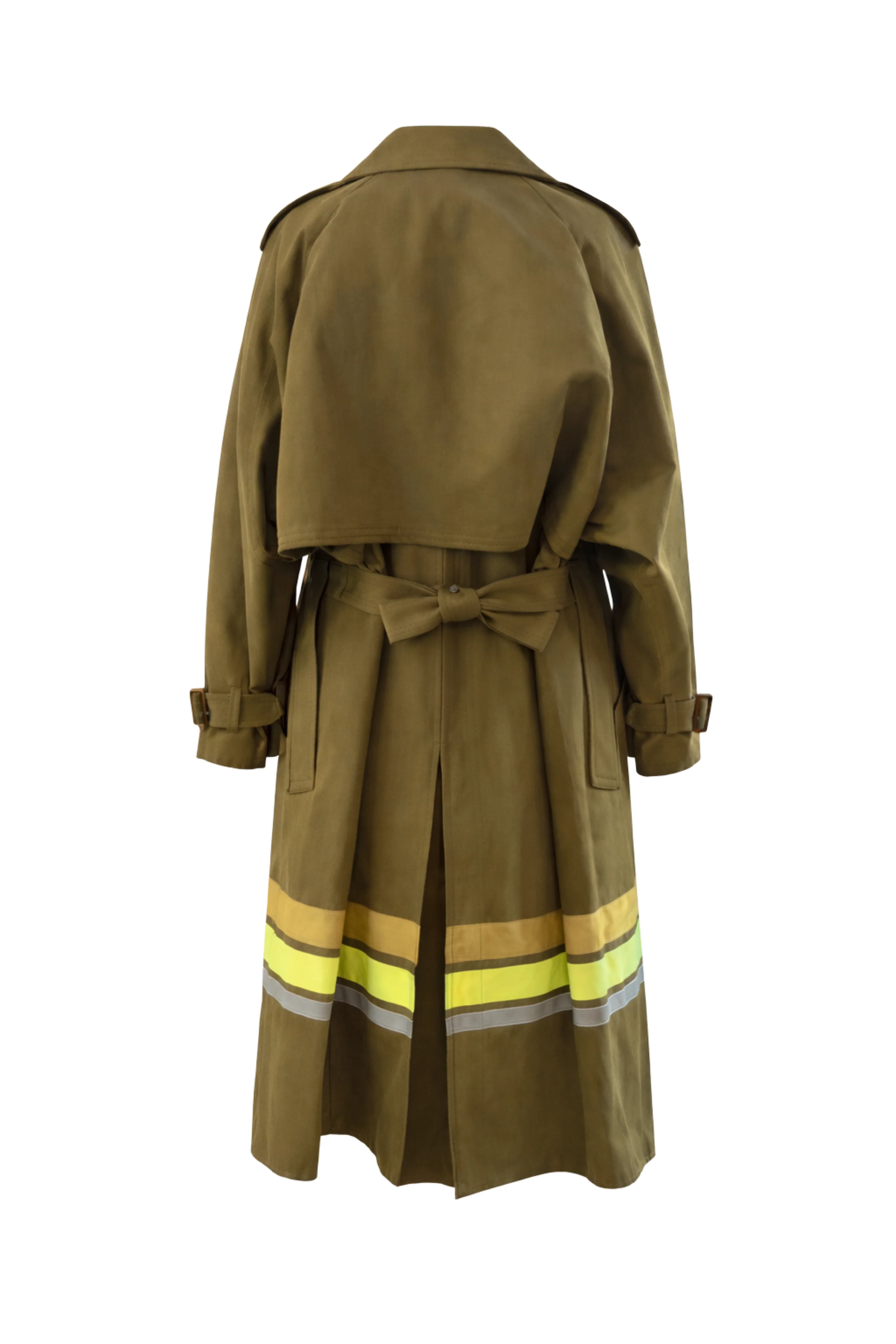 Embroidered Oversized Trench Coat - Image 2