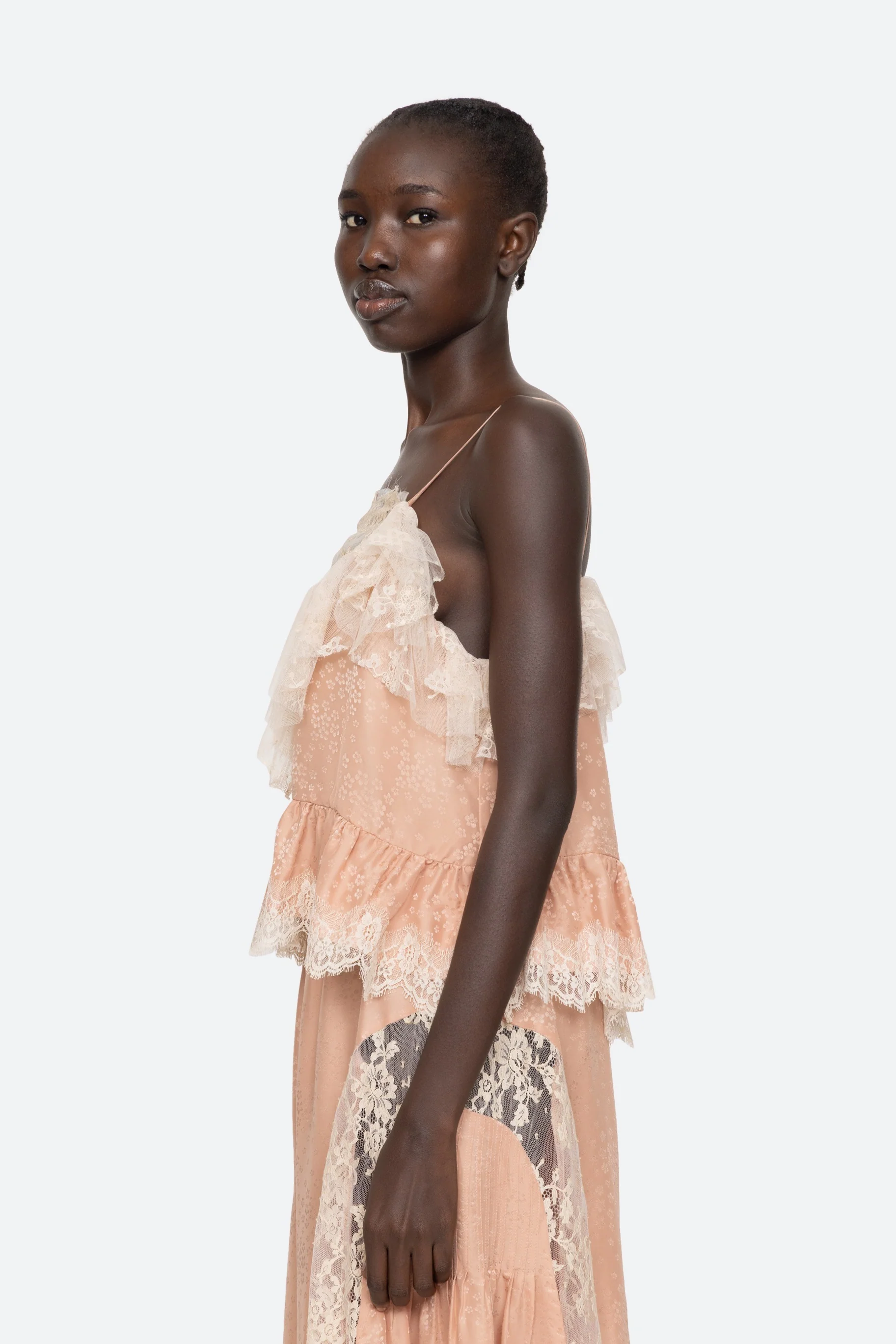 Ethel Solid Camisole Top in Rose - Image 5