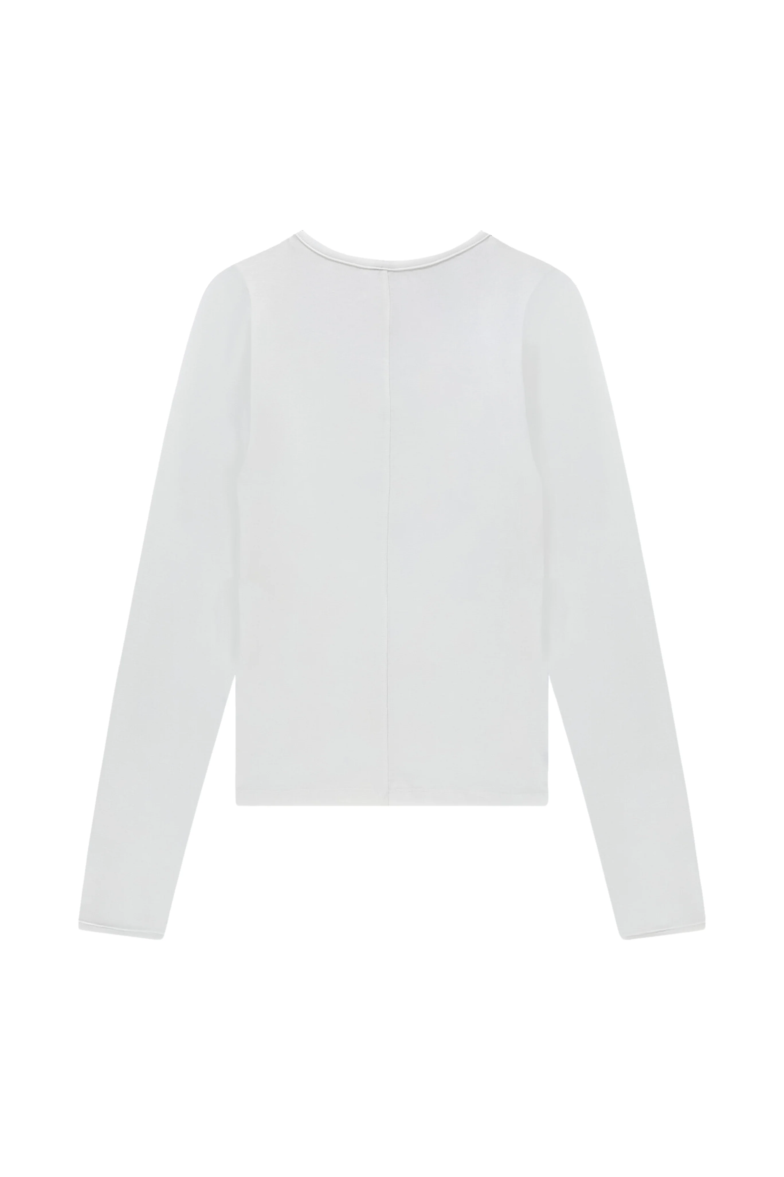 Fem White Long Sleeve Tee - Image 2