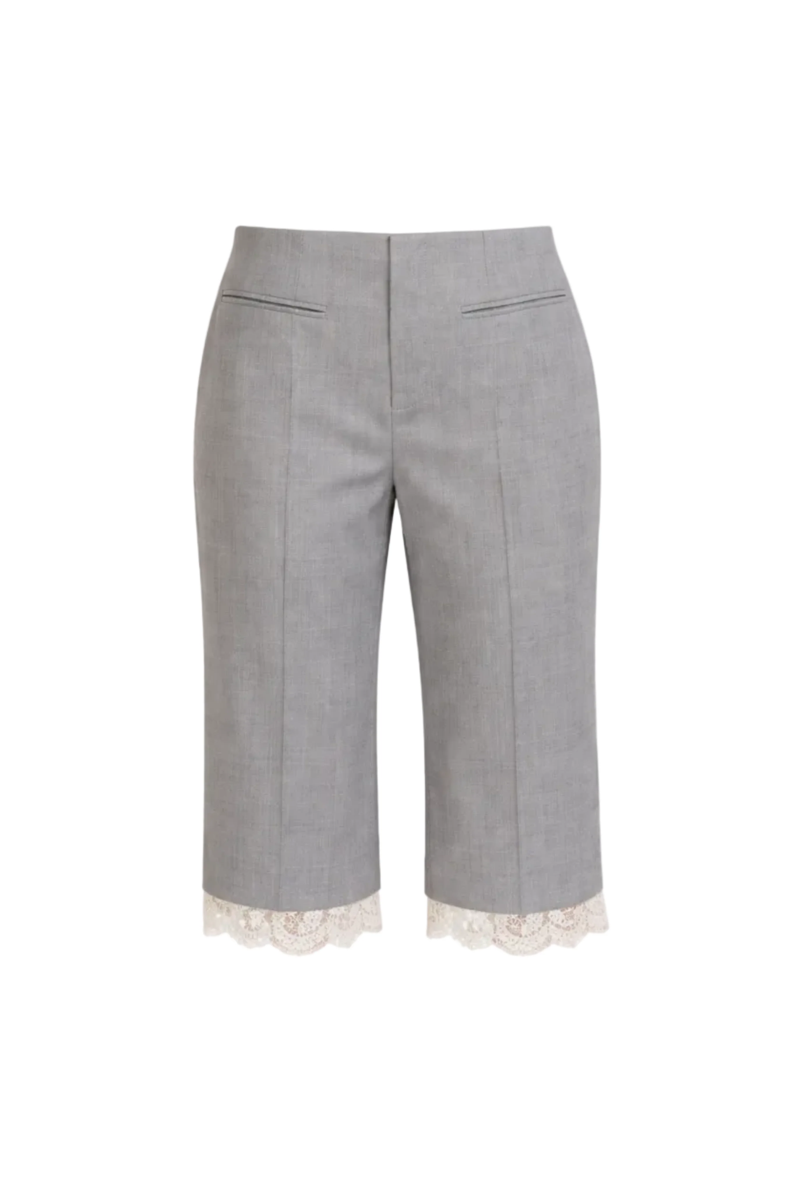 Fiora Tropical Wool Capri Pants