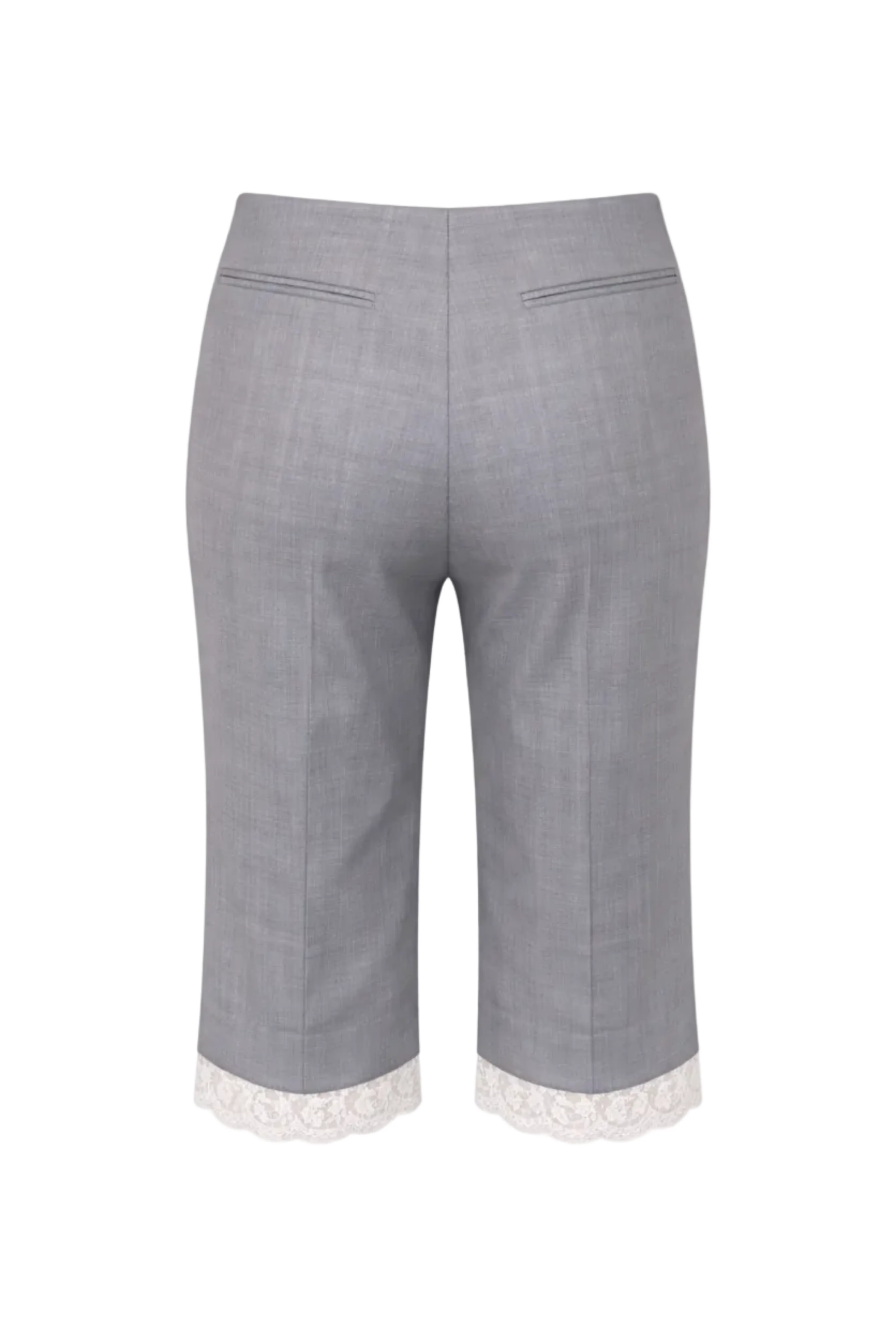 Fiora Tropical Wool Capri Pants - Image 2