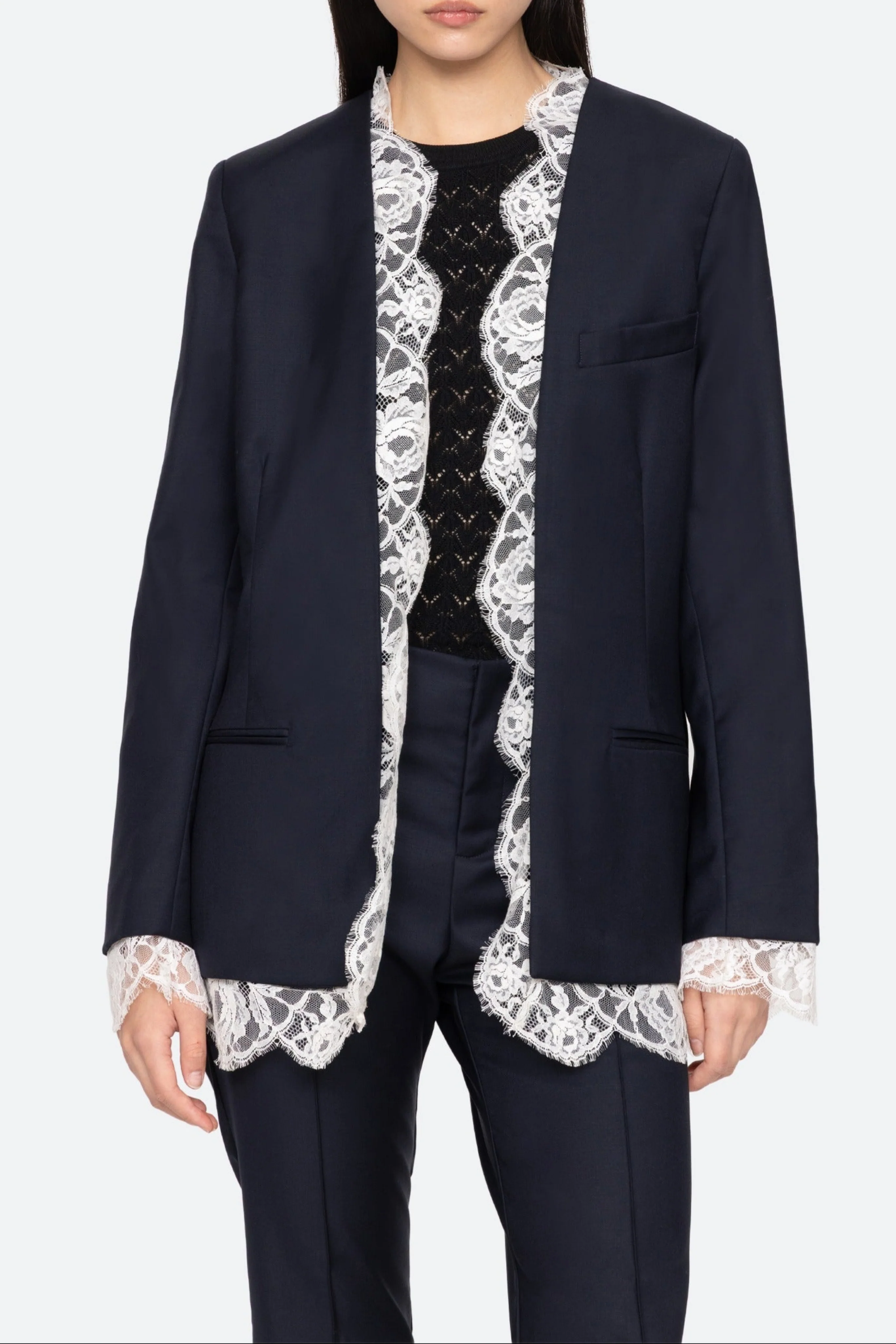 Fiora Tropical Wool Jacket - Image 6