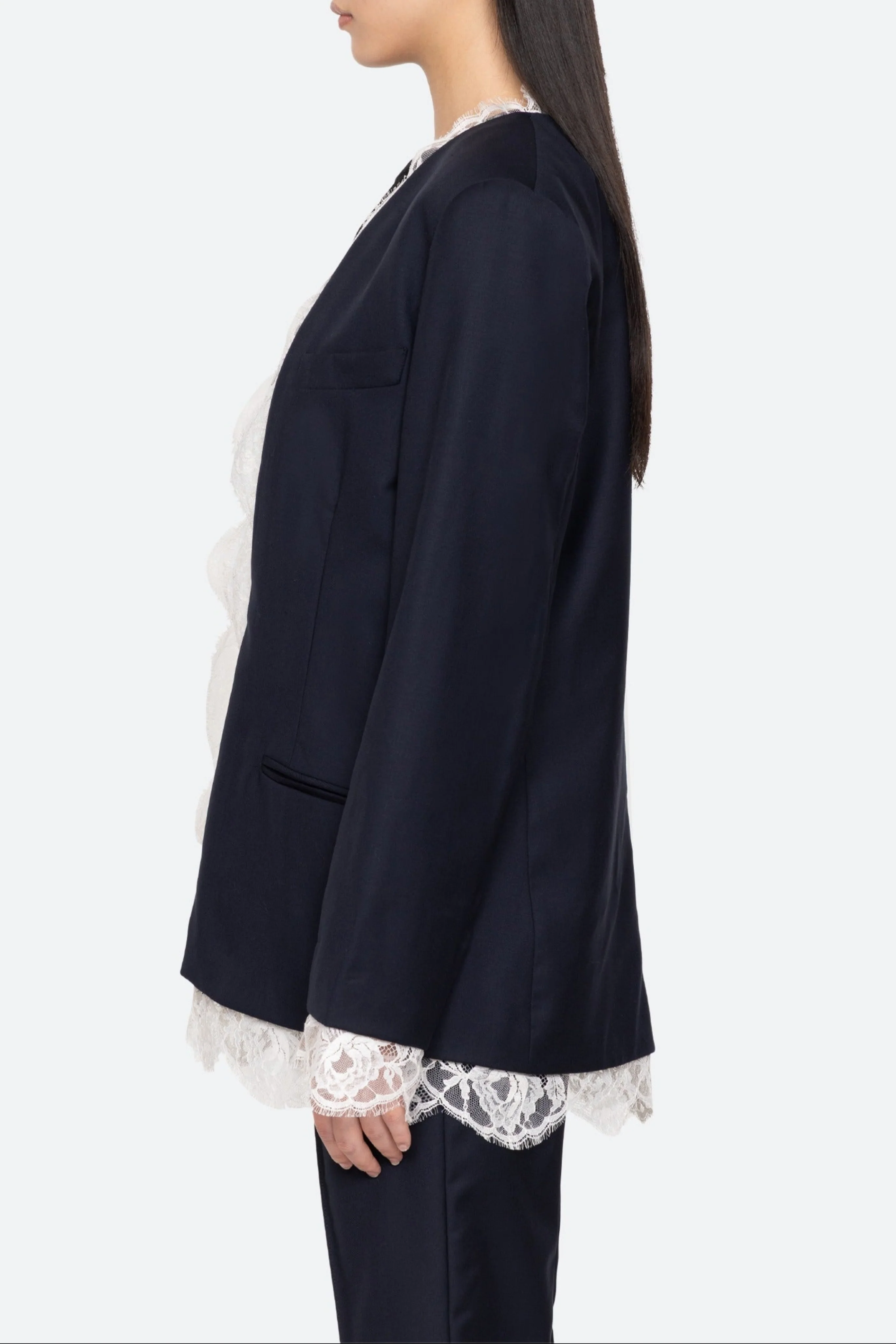 Fiora Tropical Wool Jacket - Image 7