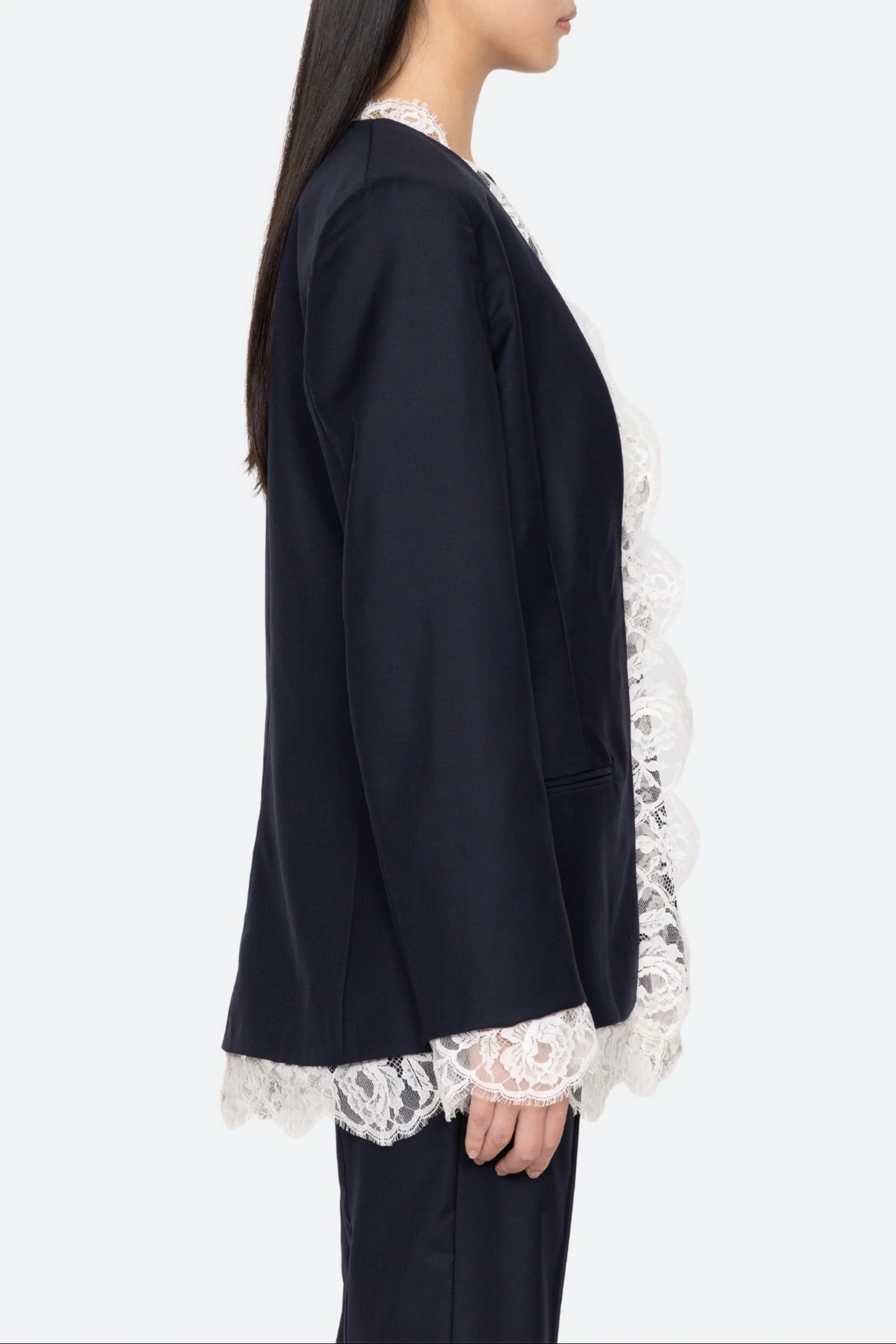 Fiora Tropical Wool Jacket - Image 8