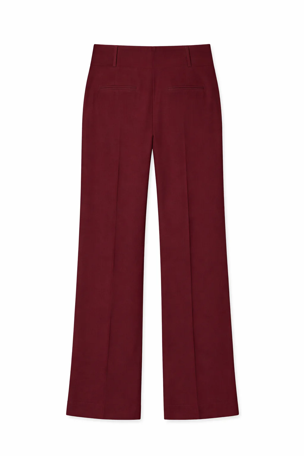 Fluid Slubbed High Waisted Pants - Image 3