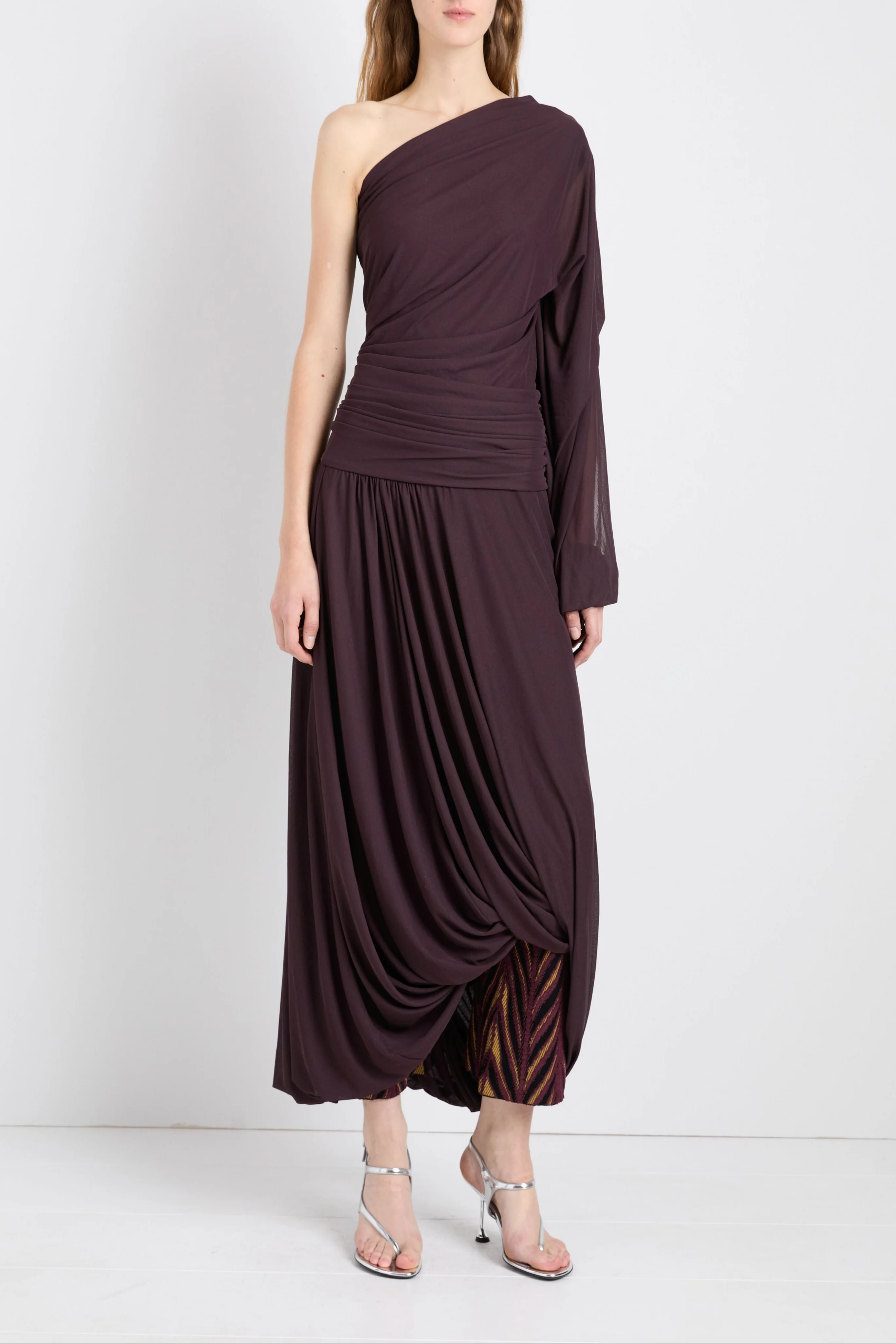 Gabri Dress in Gauzy Pleated Jersey - Image 2