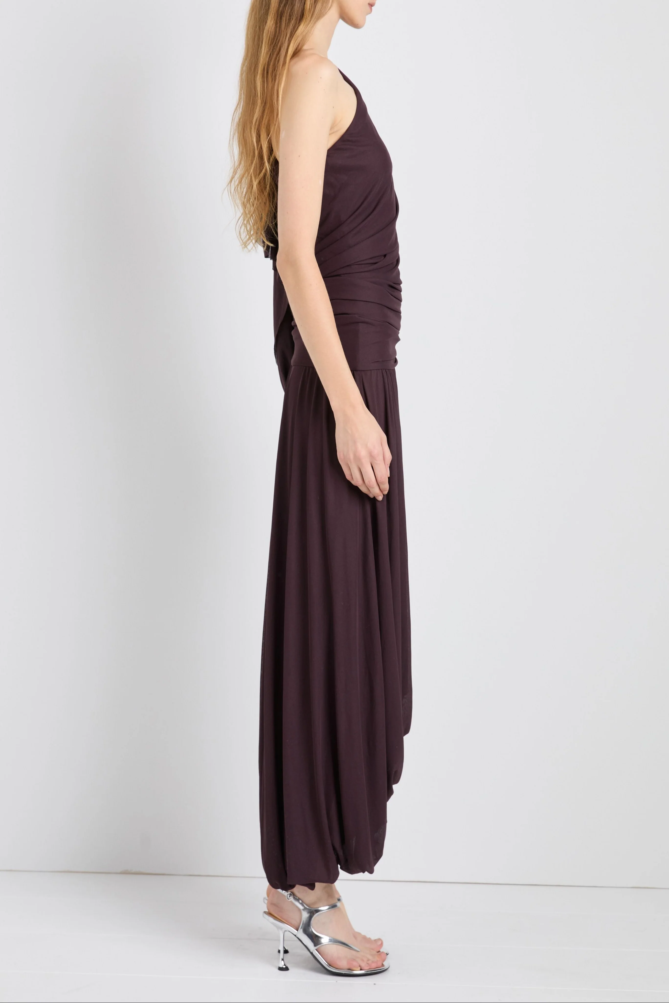 Gabri Dress in Gauzy Pleated Jersey - Image 3