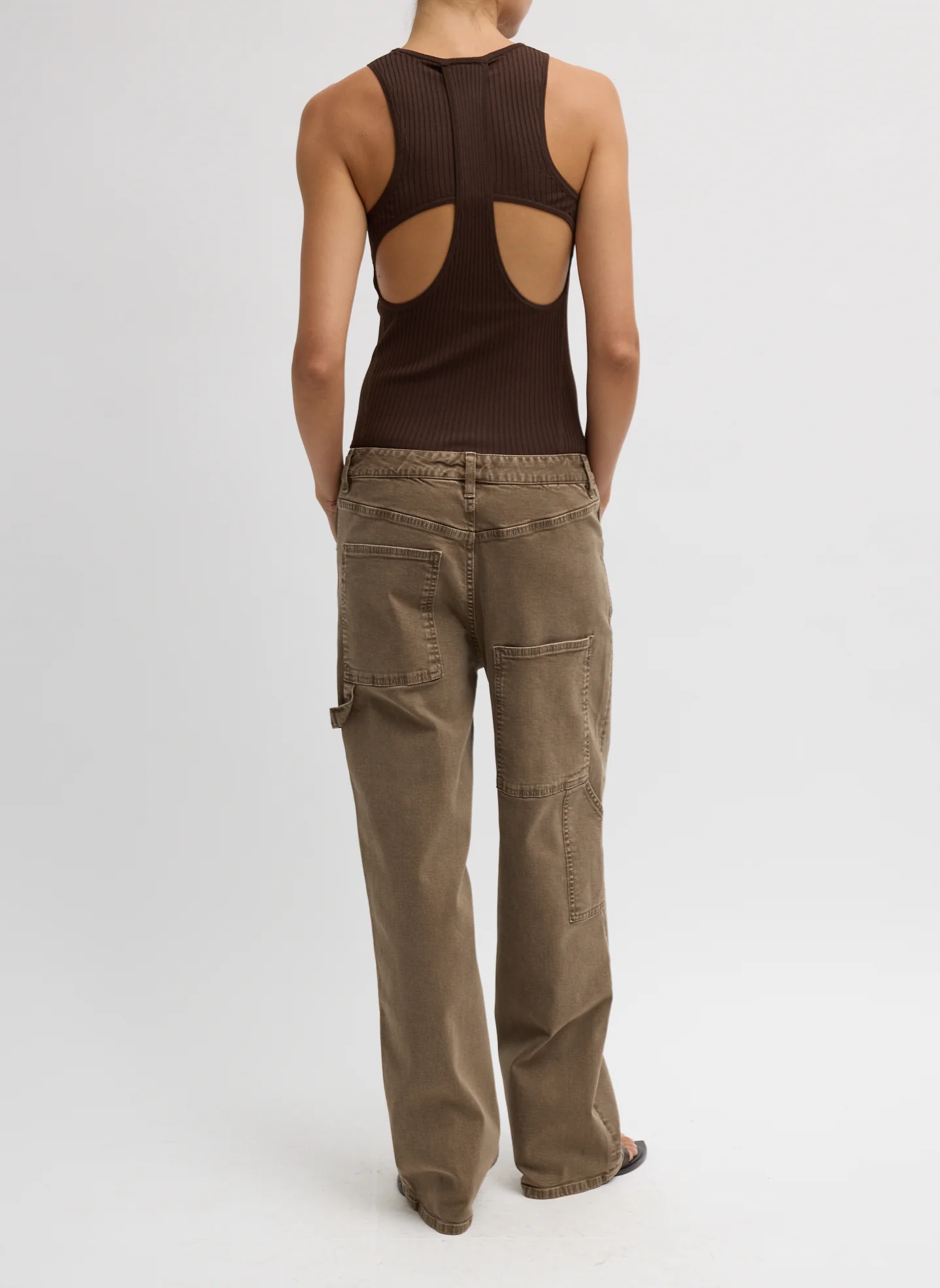 Garment Wash Stretch Twill Slouchy Carpenter Jean - Image 4