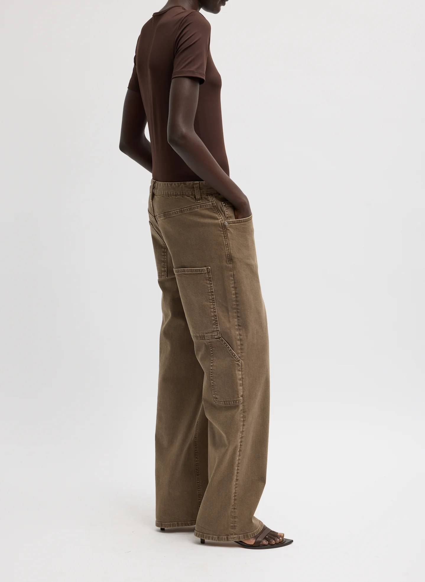 Garment Wash Stretch Twill Slouchy Carpenter Jean - Image 6