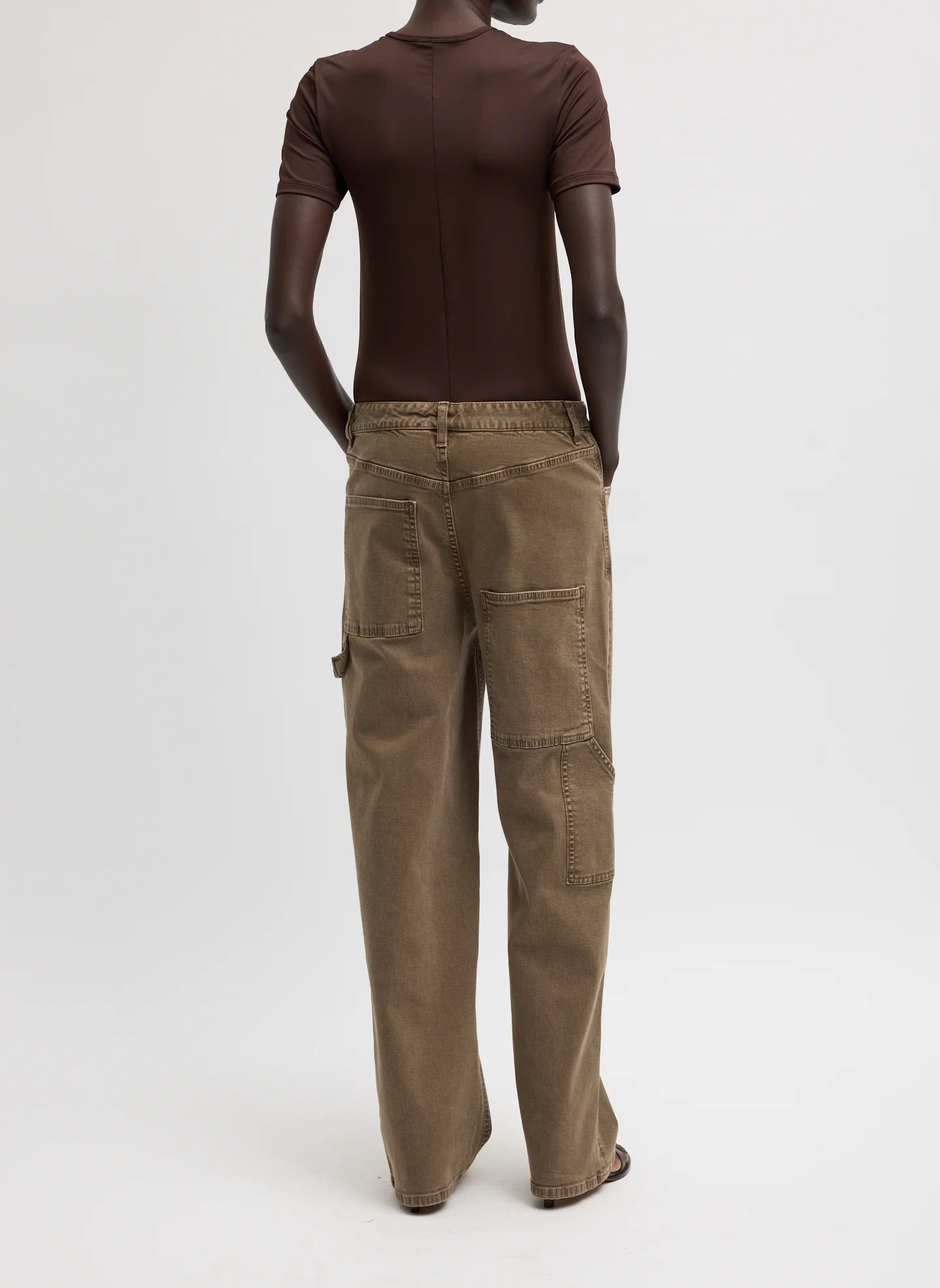 Garment Wash Stretch Twill Slouchy Carpenter Jean - Image 7