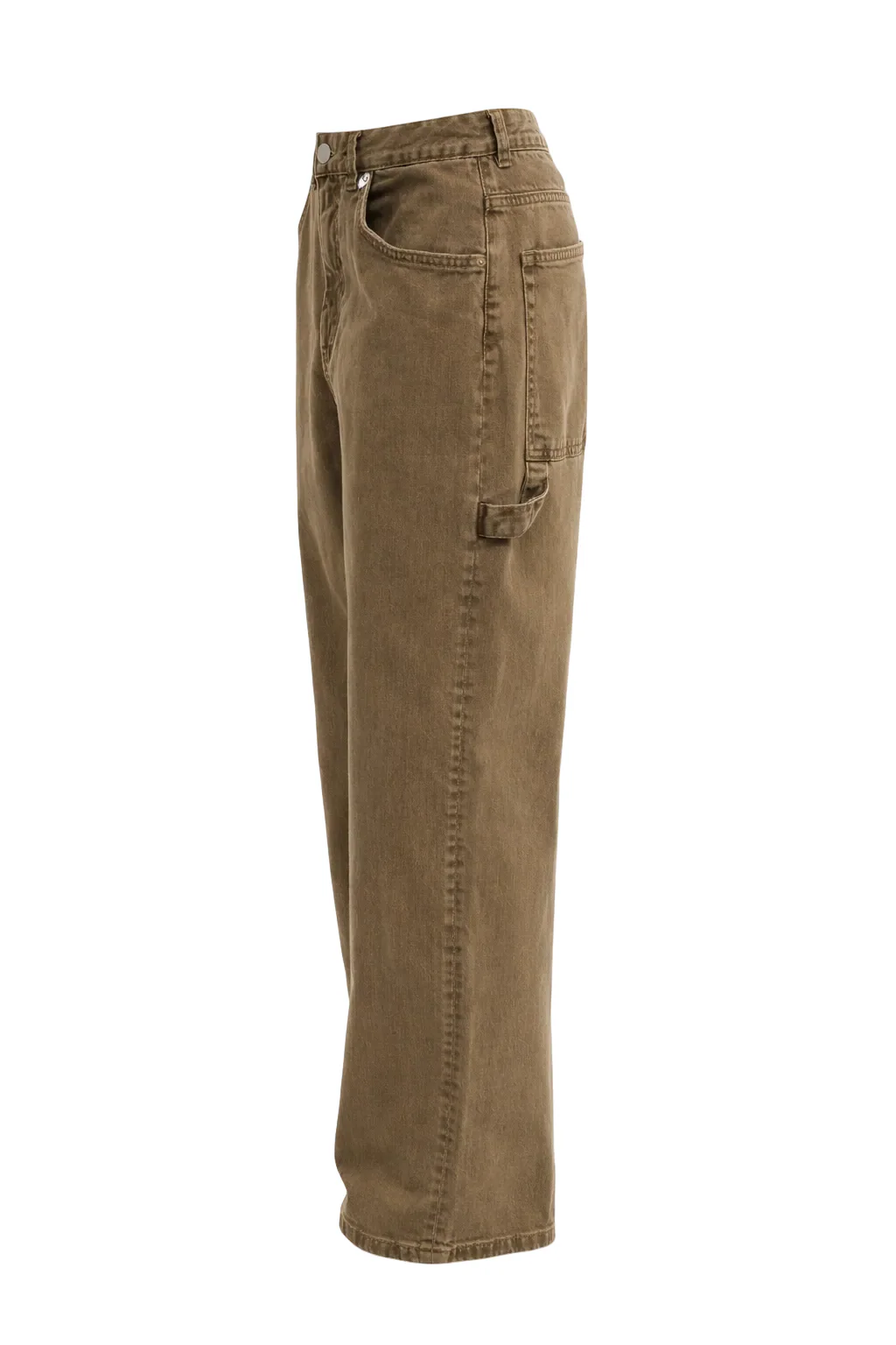 Garment Wash Stretch Twill Slouchy Carpenter Jean - Image 9