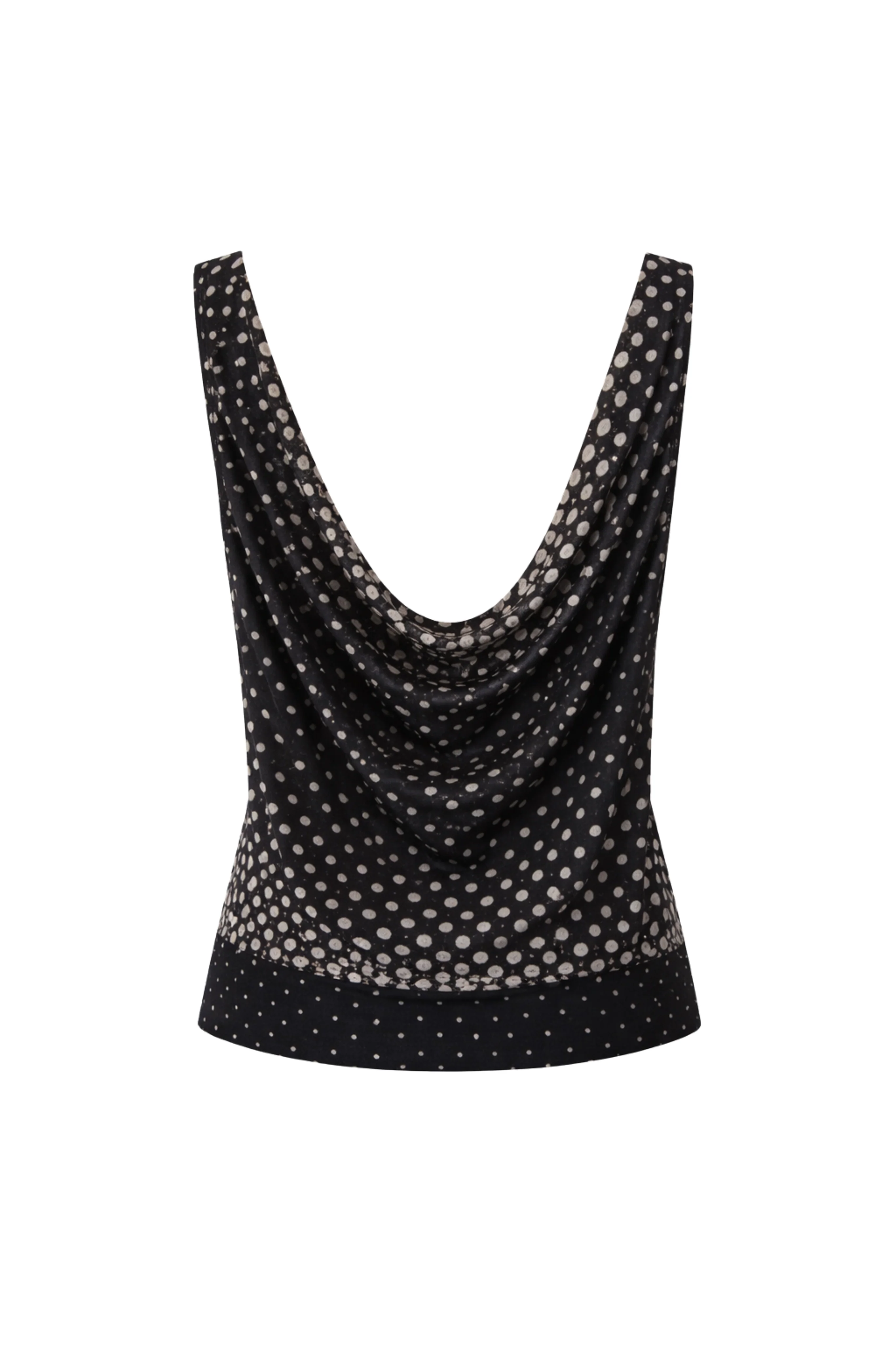 Halftone Wiggle Dot Cowl Back Shell - Image 2