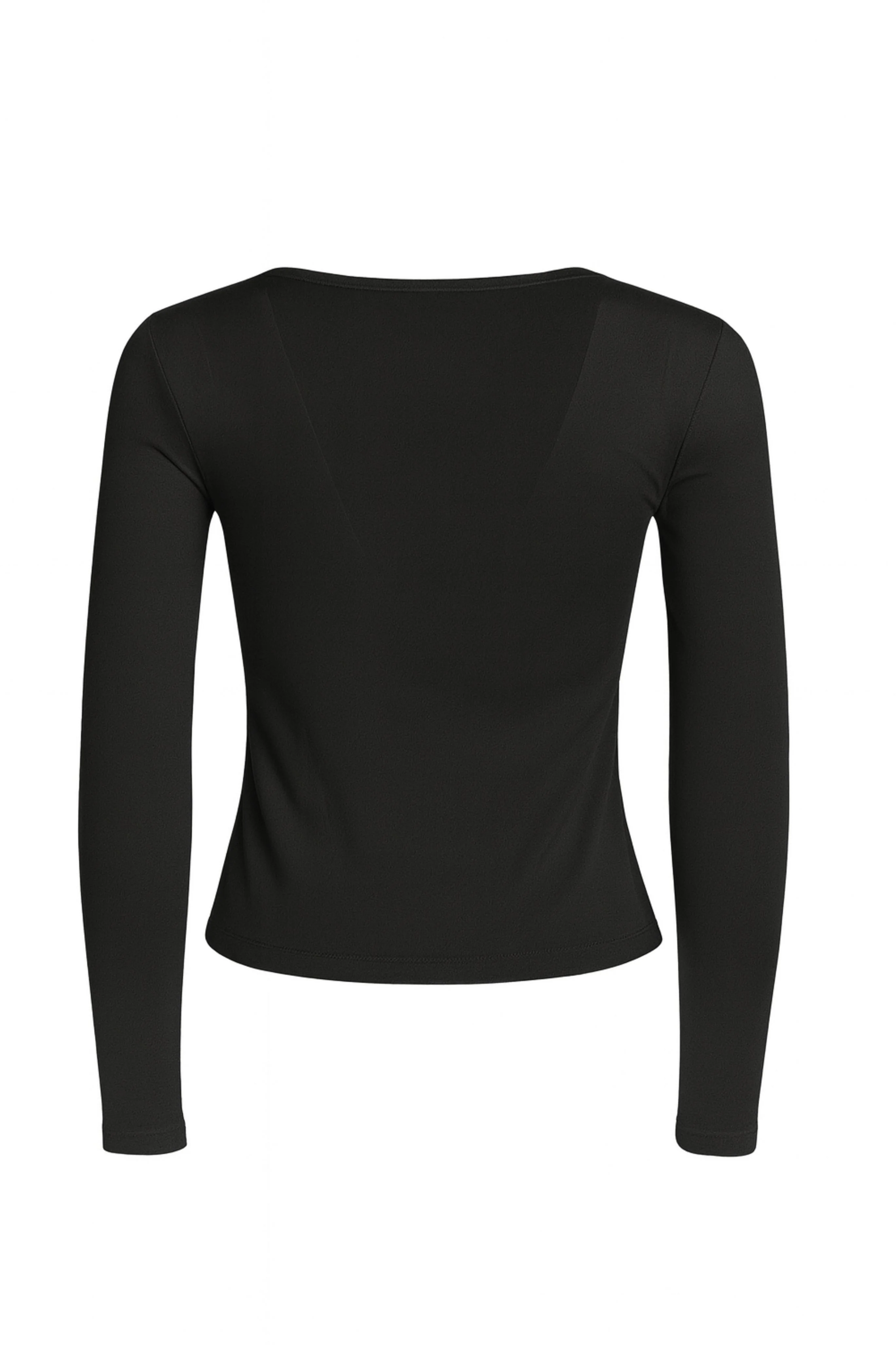 Iman Longsleeve in Black - Image 2