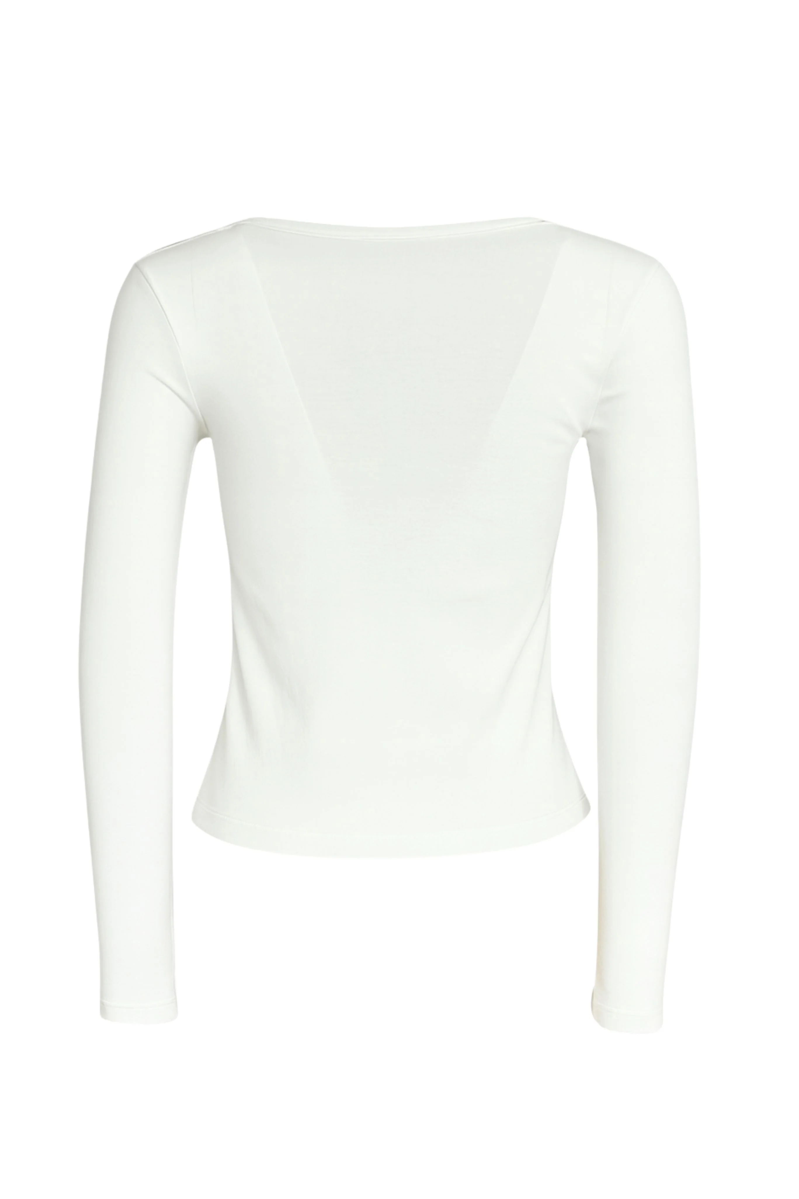 Iman Longsleeve in White - Image 2
