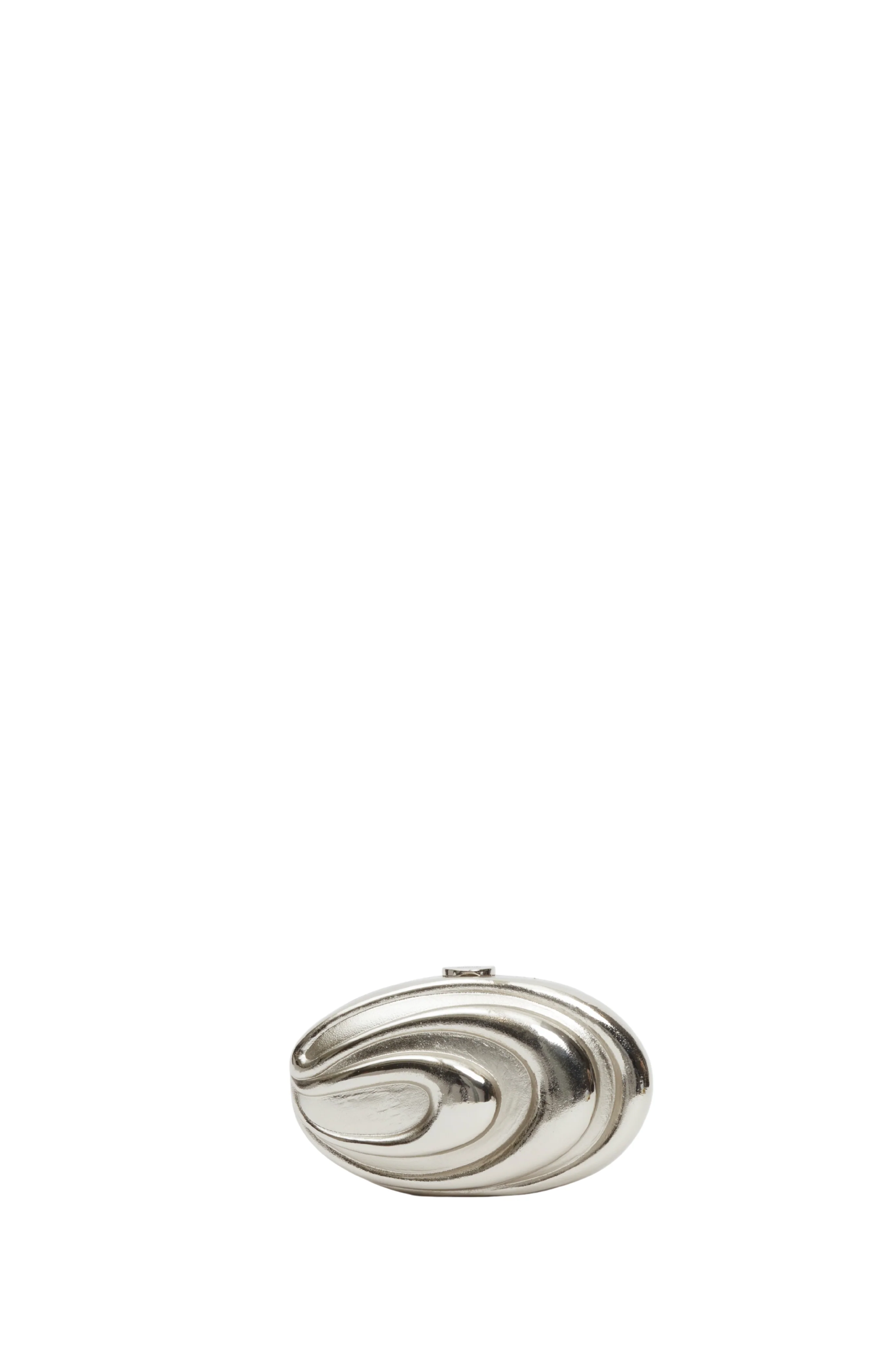 Inez Clutch in Silver - Image 3