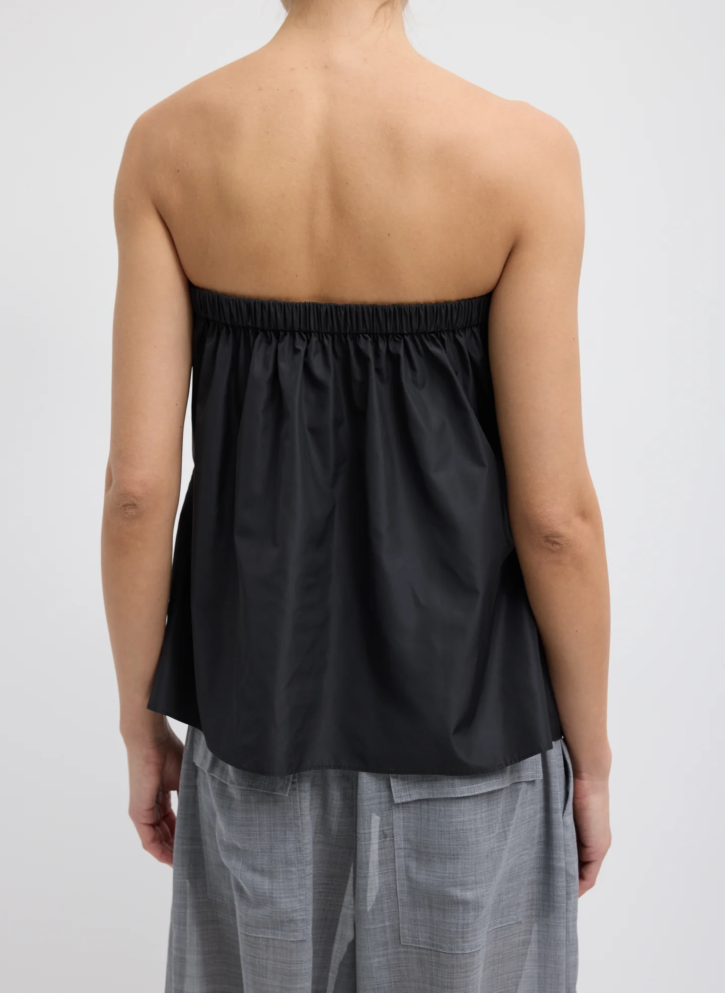 Italian Sporty Nylon Strapless Top - Image 5