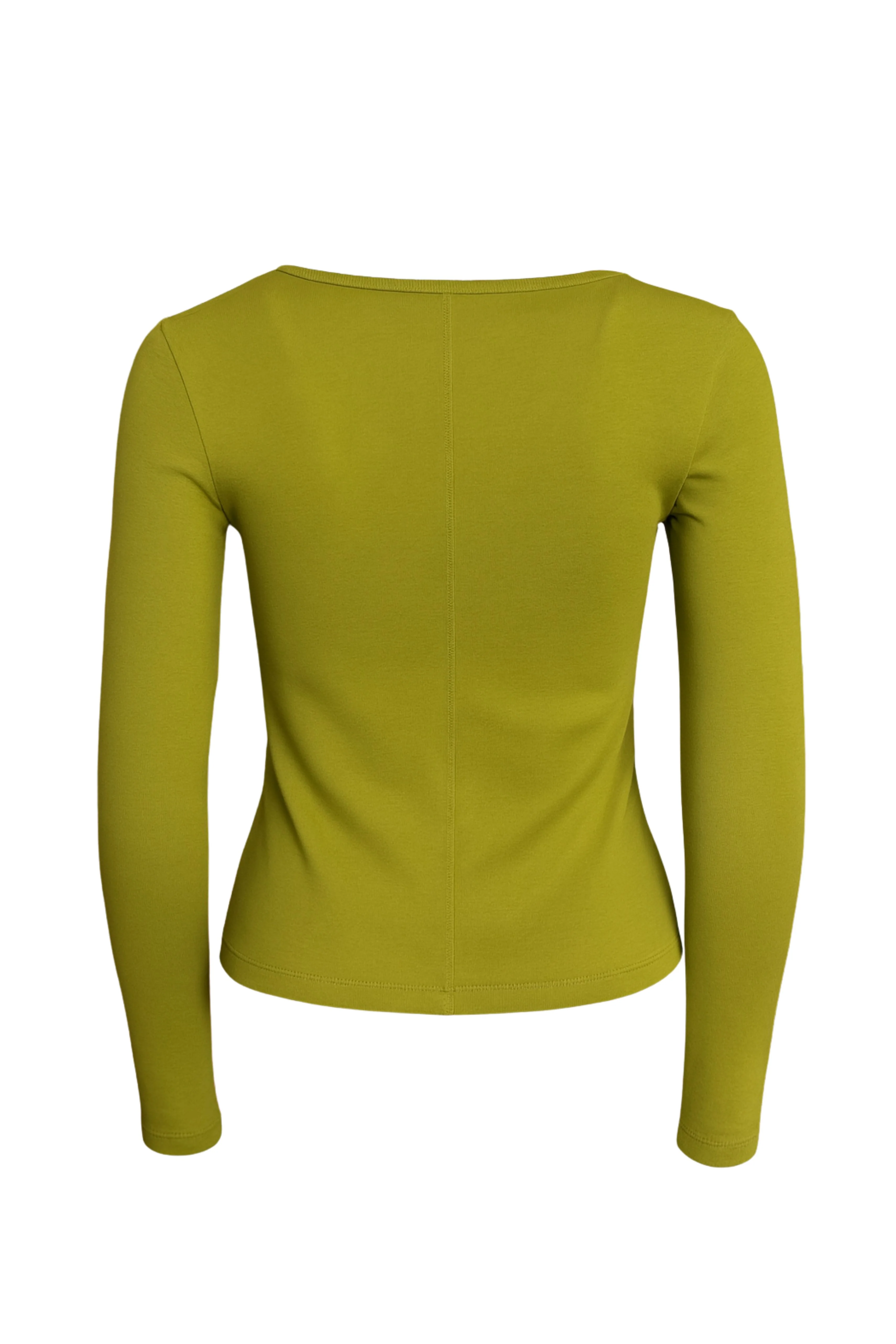 Jill Long Sleeve Tee in Pickle - Image 2