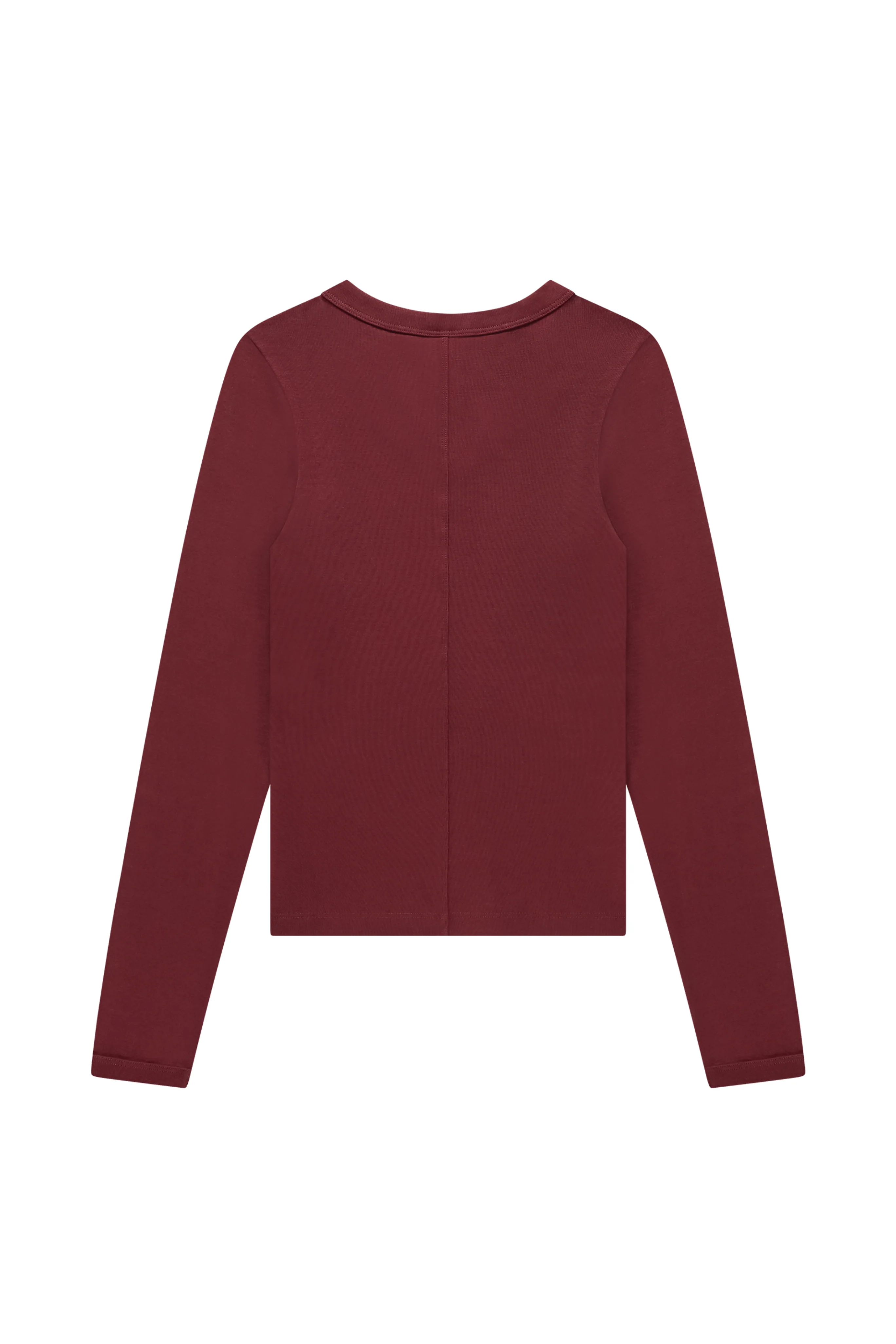 Jill Long Sleeve Tee in Syrah - Image 2