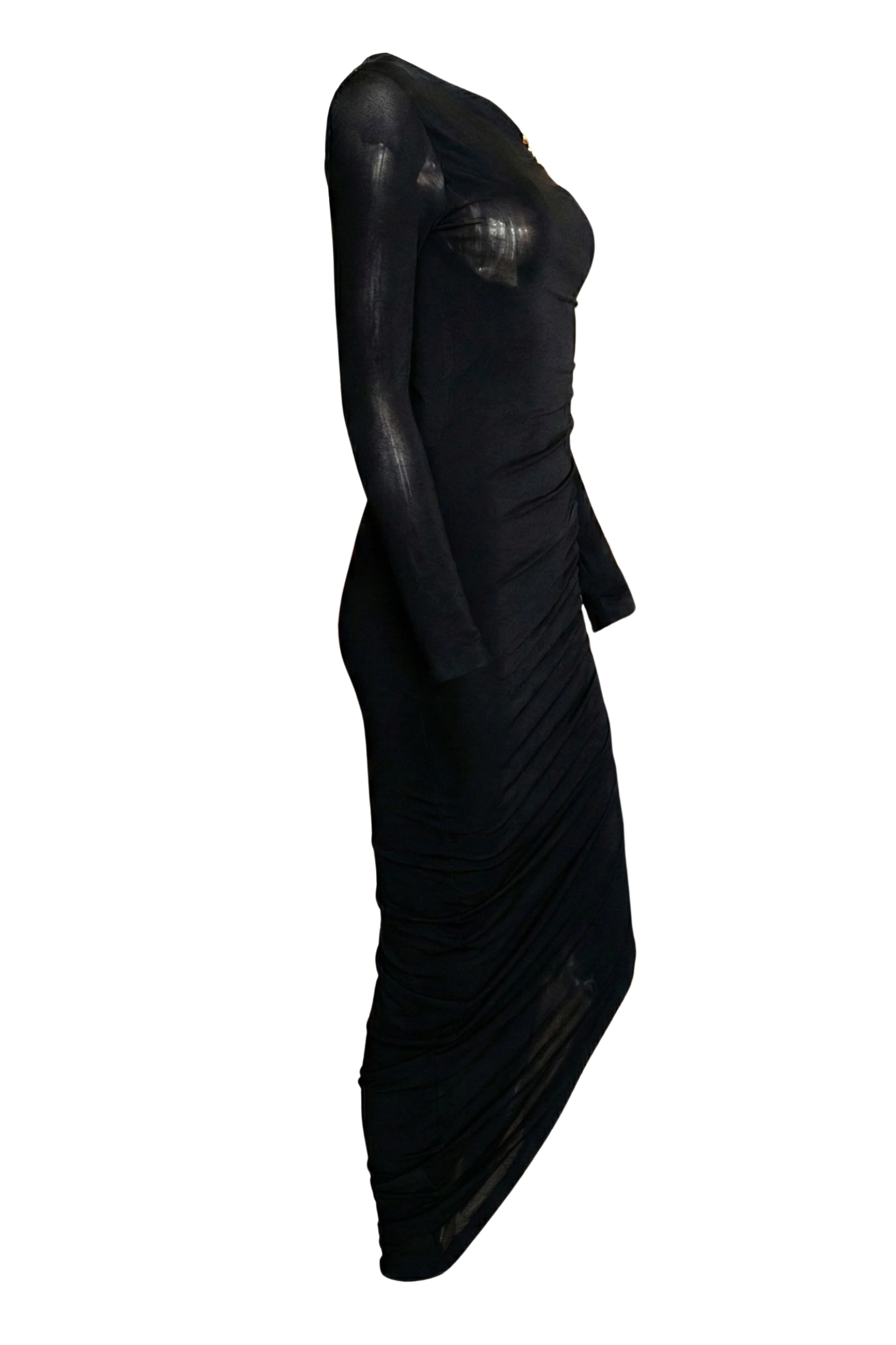 Long Sleeve Jersey Dress - Image 3