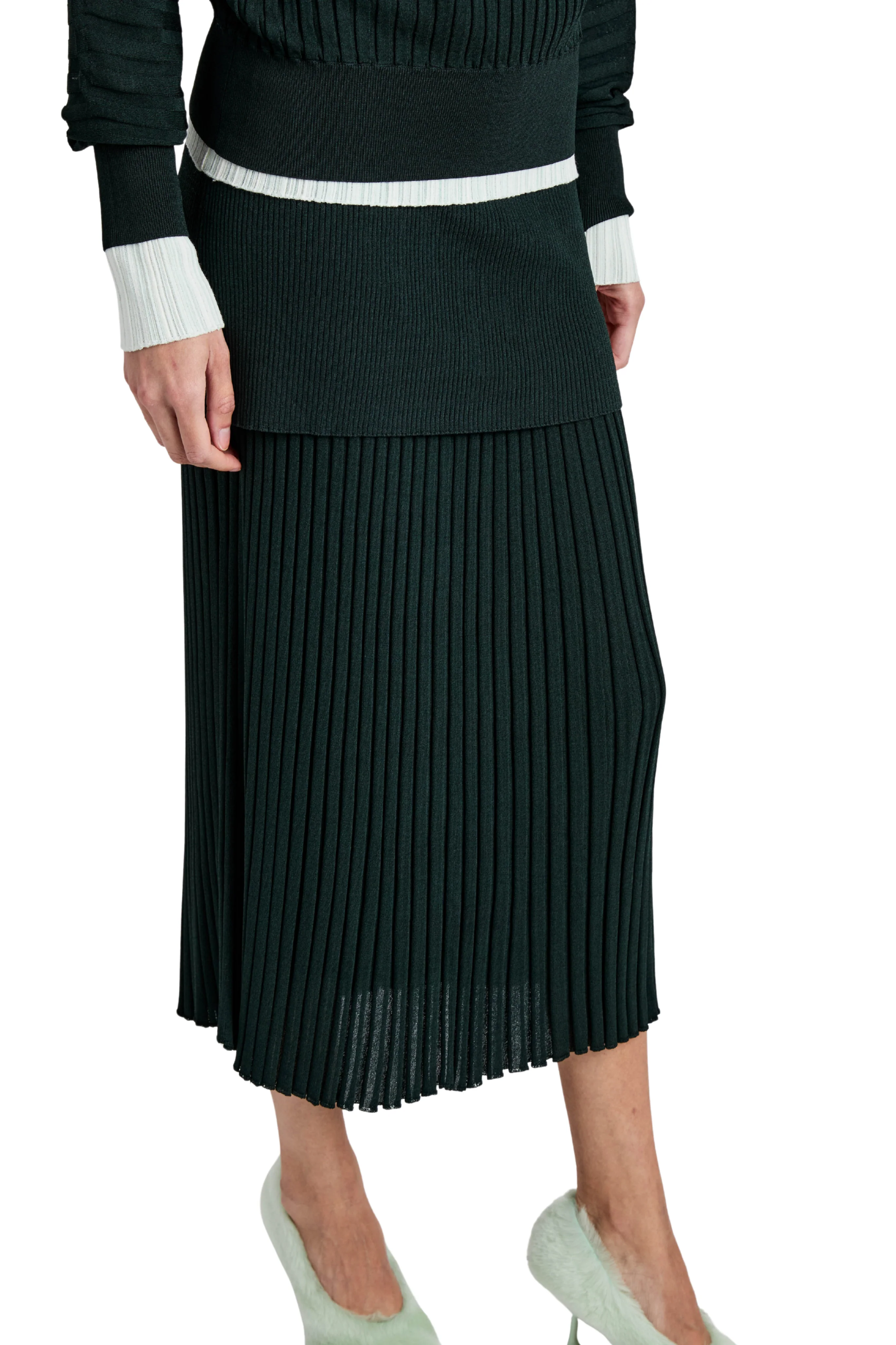 Luiza Skirt In Sunburst Rib - Image 5